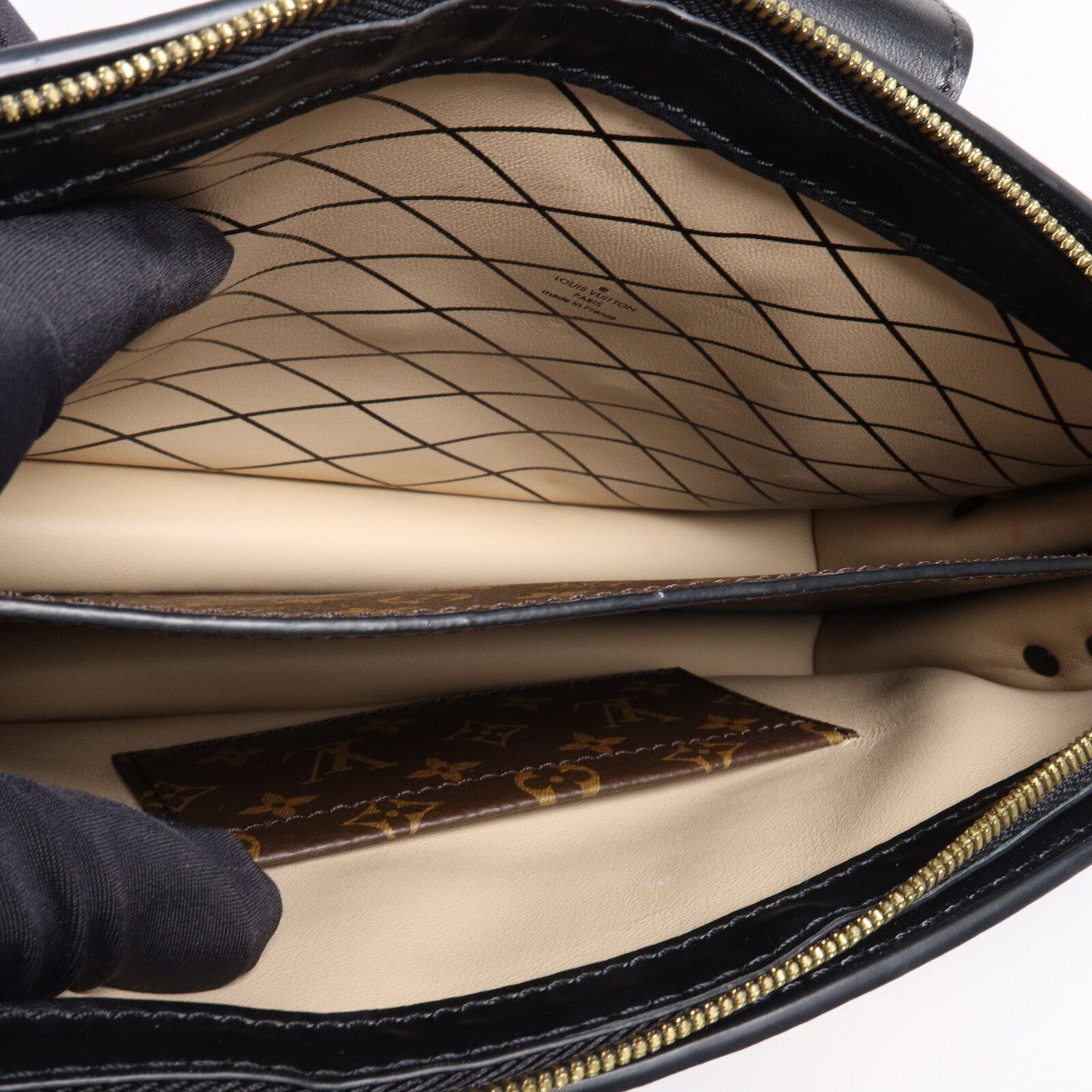 LOUIS VUITTON Monogram/Monogram Reverse Trunk Clutch肩背袋