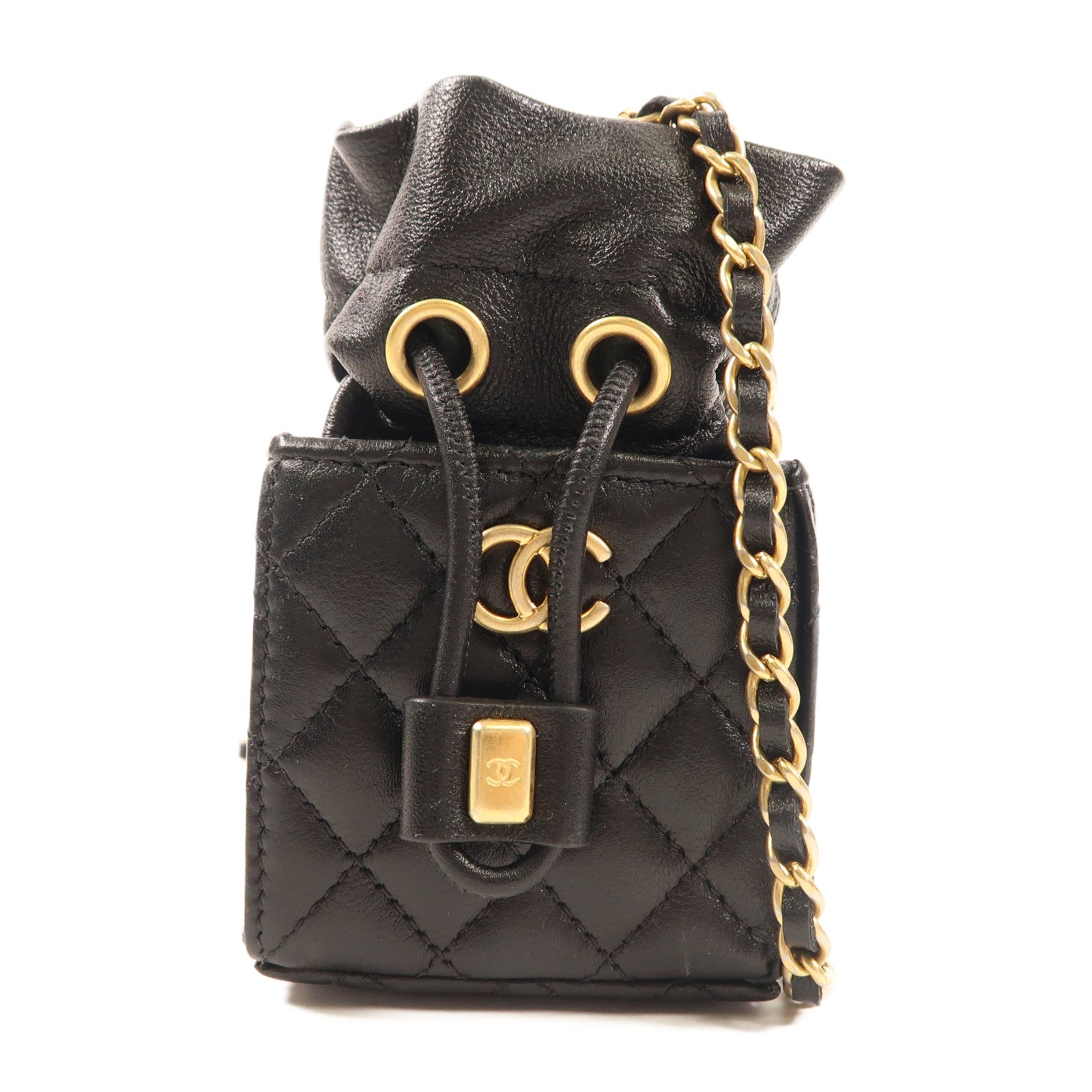 CHANEL 【激減優惠】羊皮皮革Shoulder Bag金扣鏈帶肩背袋