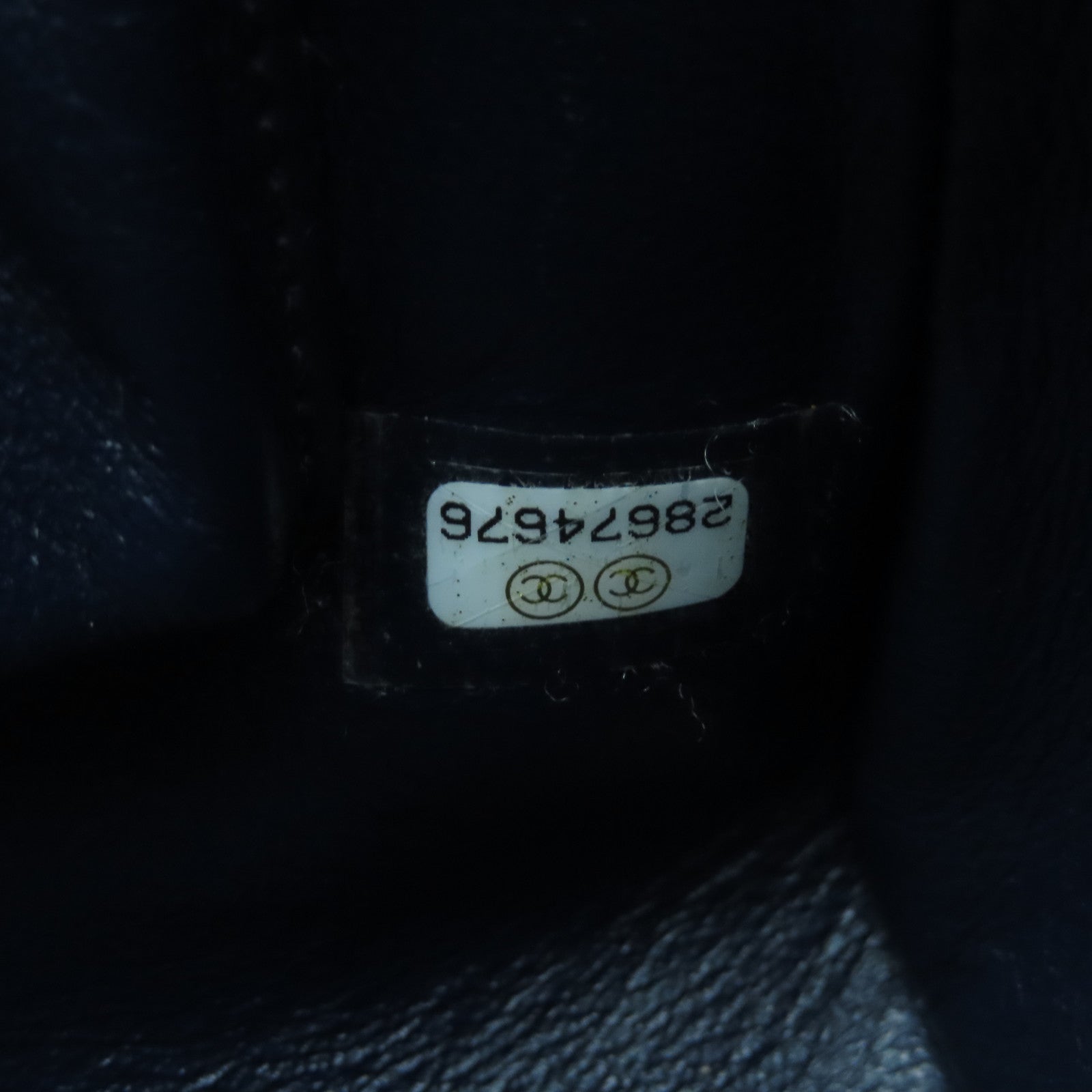 CHANEL 【激減優惠】牛皮皮革In the City金扣手挽肩背兩用袋深藍色