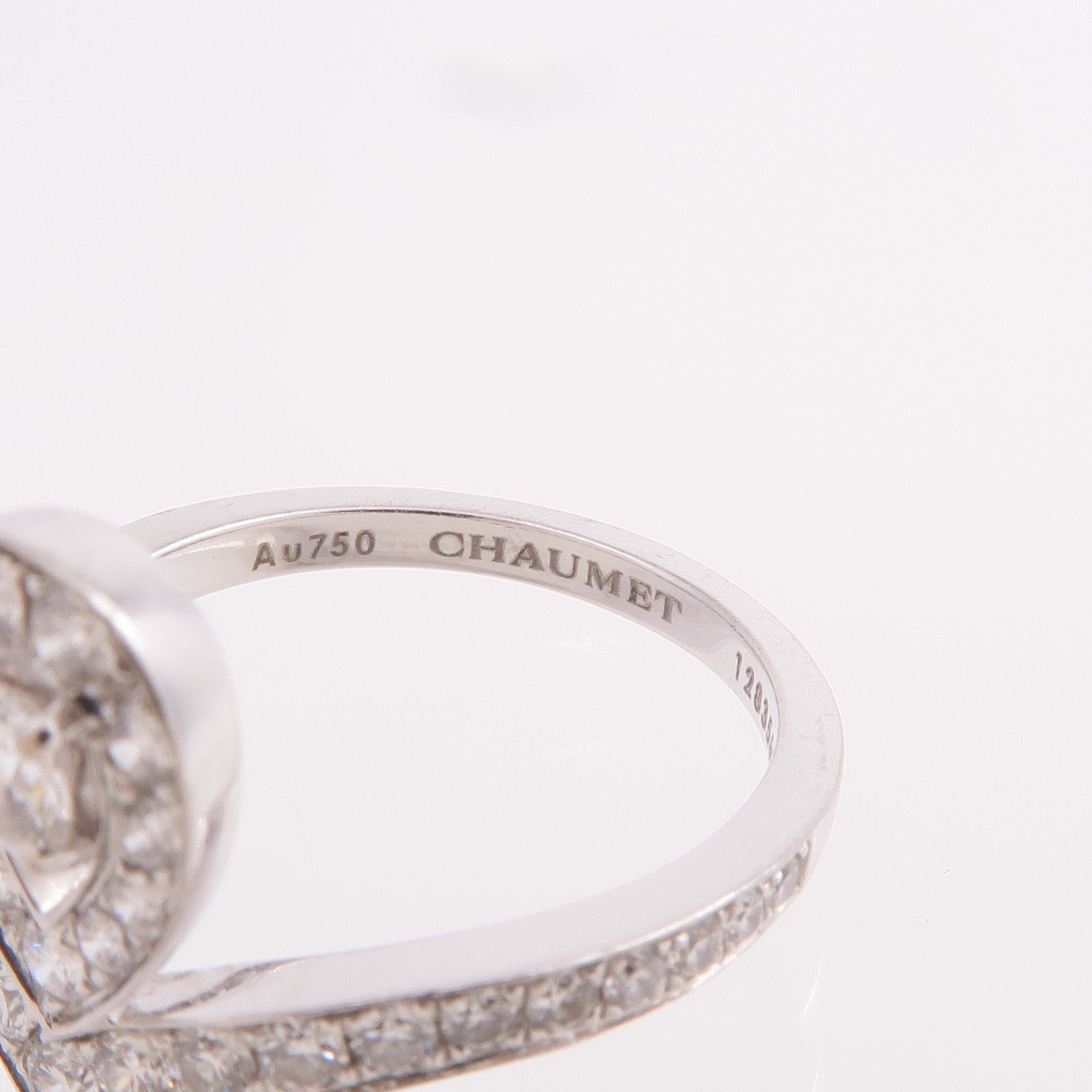 Chaumet 【激減優惠】18K白金Josephine Aigrette Ring鑽石戒指Chaumet#52/US#6