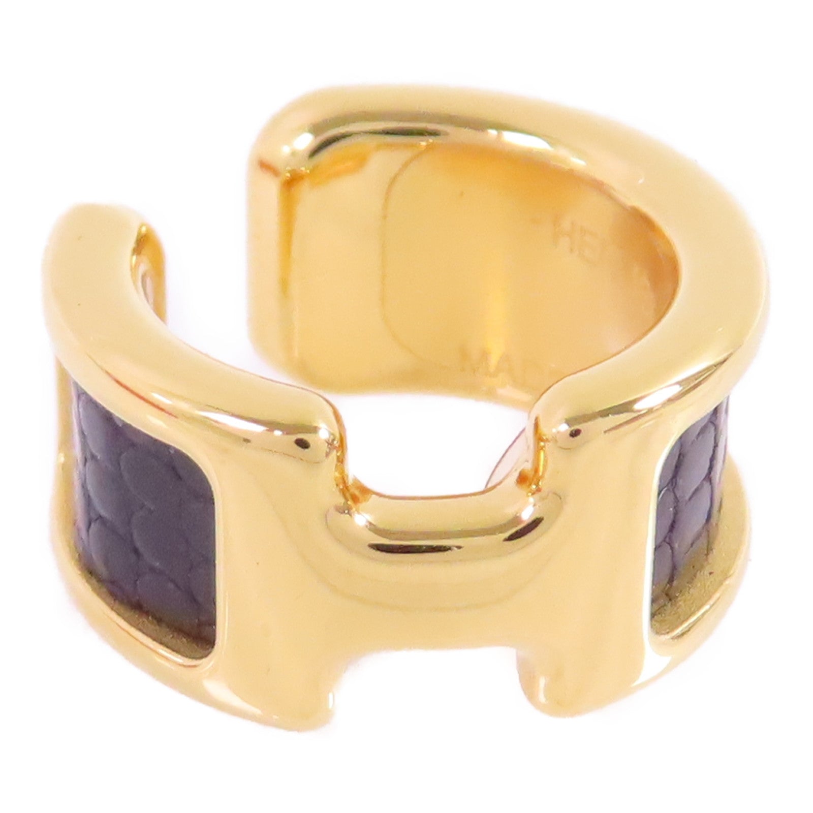 HERMES 金屬/皮革Olympe Ear Cuff耳夾