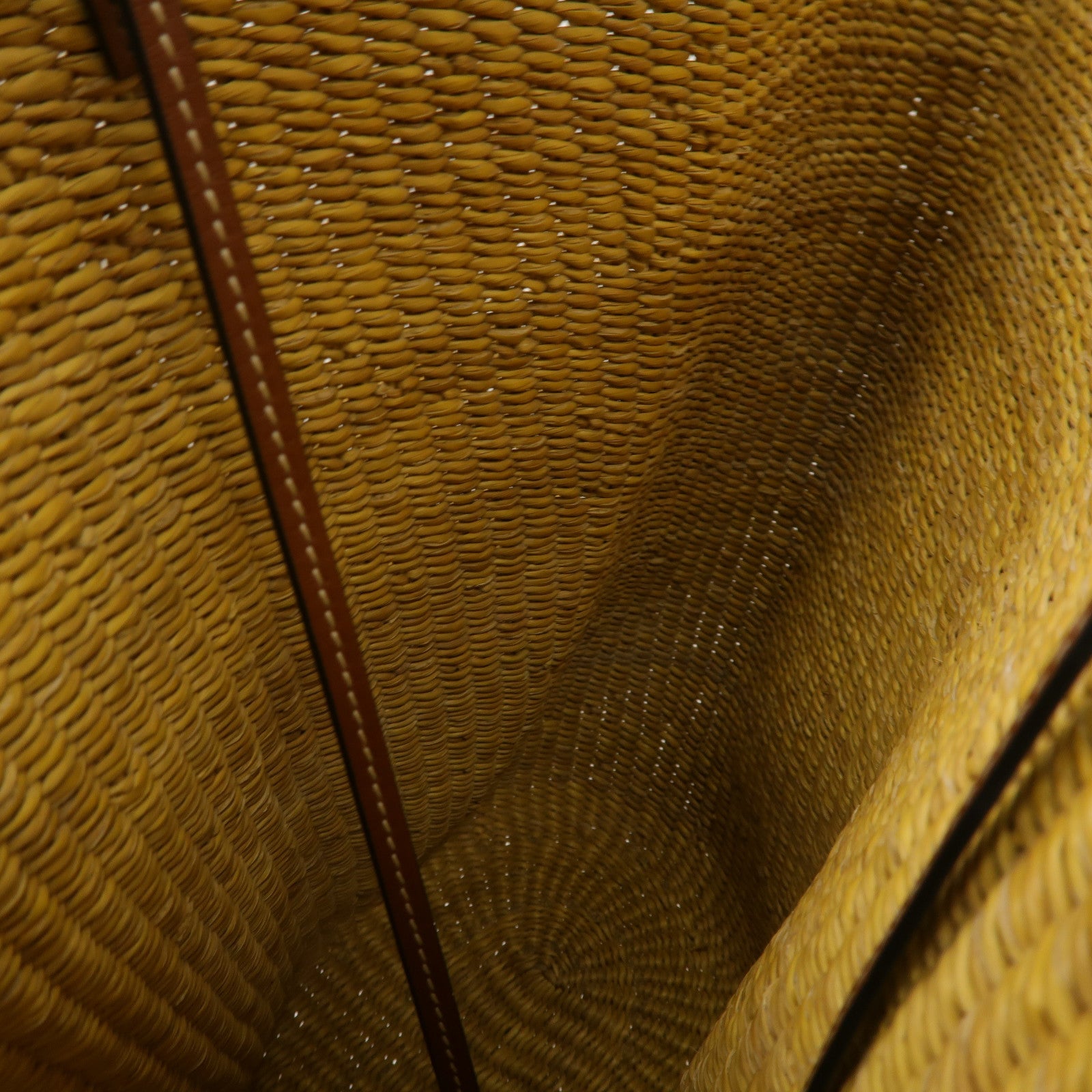 LOEWE 藤製Basket Bag手挽袋啡色