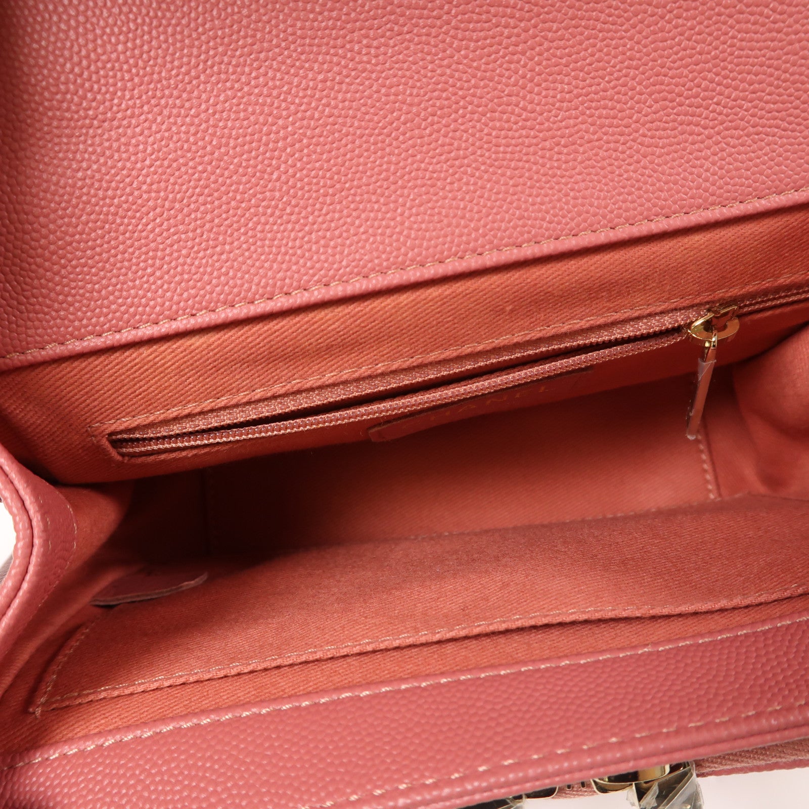 CHANEL 牛皮皮革Affinity Bag金扣手挽肩背兩用袋