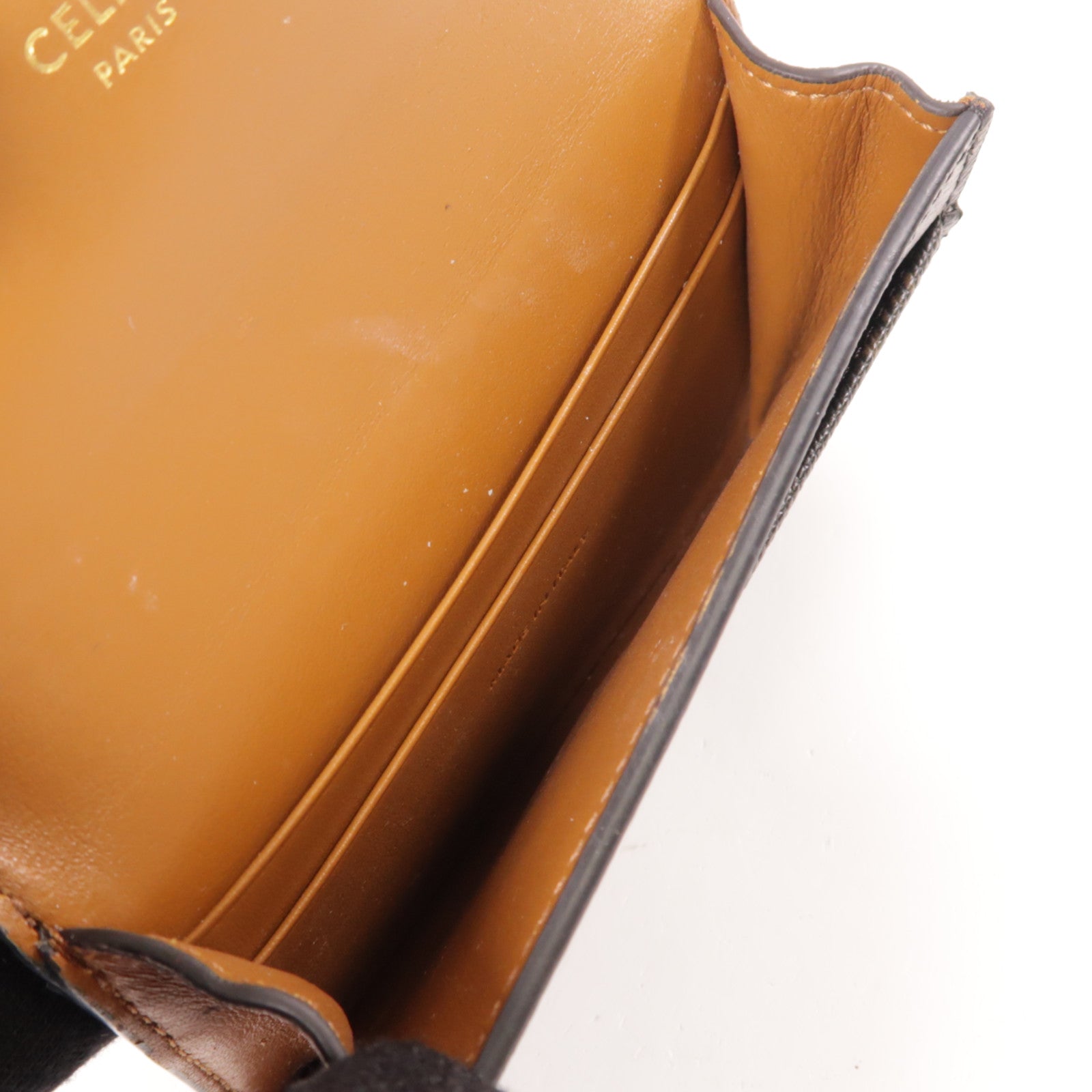 CELINE 塗層帆布Card Case金扣卡片套
