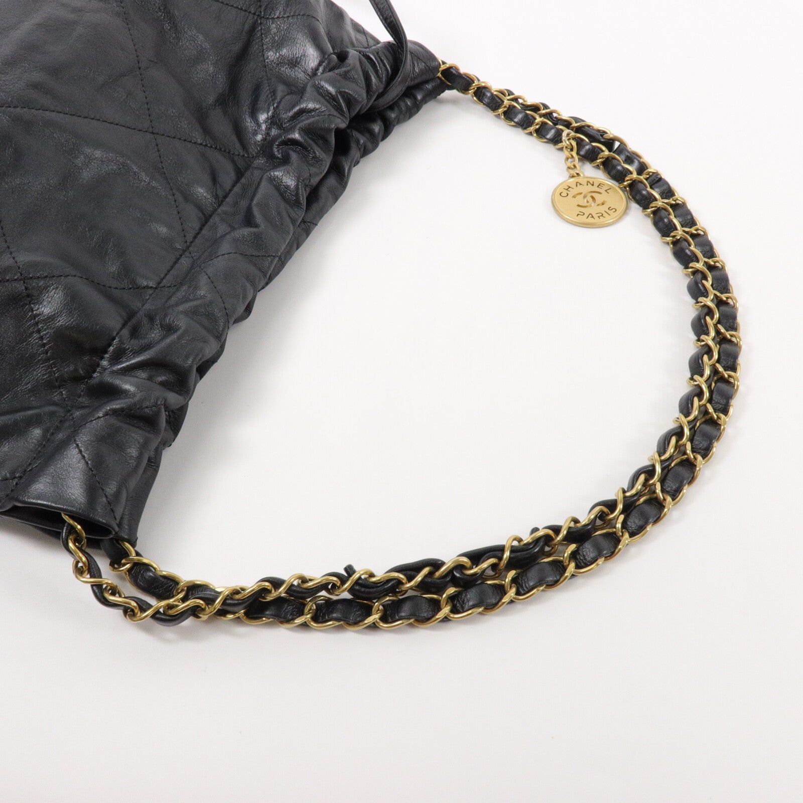 CHANEL 牛皮皮革Chanel 22 Small鏈帶肩背袋