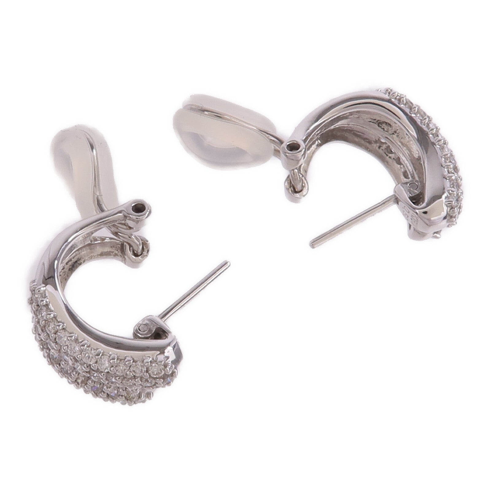 JEWELRY 18K白金Diamond Earrings鑽石耳環