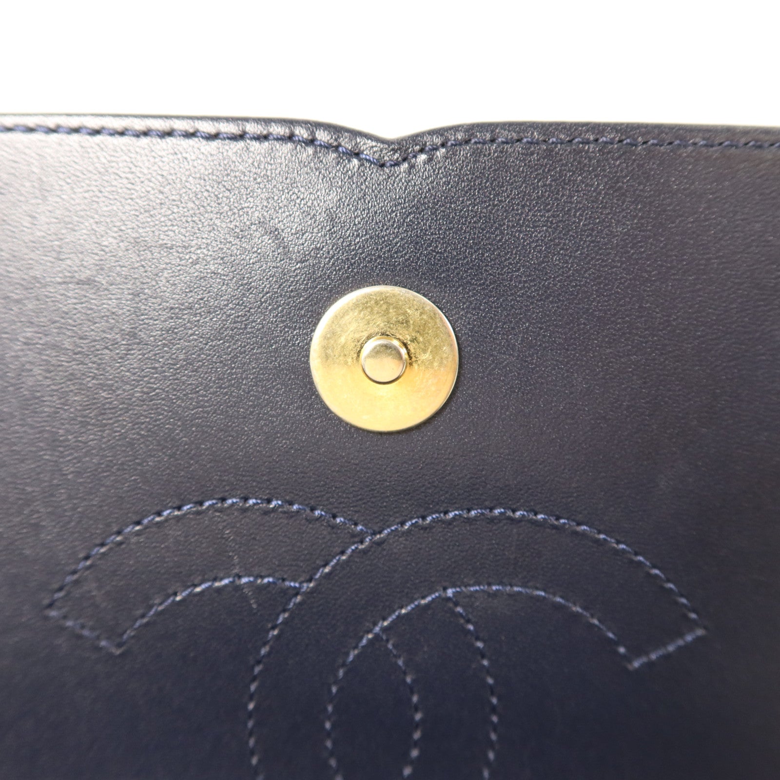 CHANEL 牛皮皮革CC Filigree Flap Bag鏈帶肩背袋