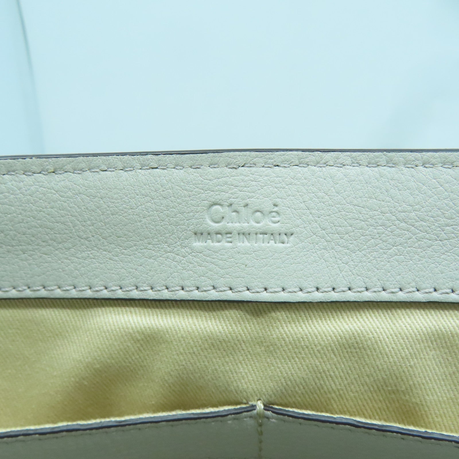 Chloe 【激減優惠】牛皮皮革2 Way Shoulder金扣手挽肩背兩用袋灰色