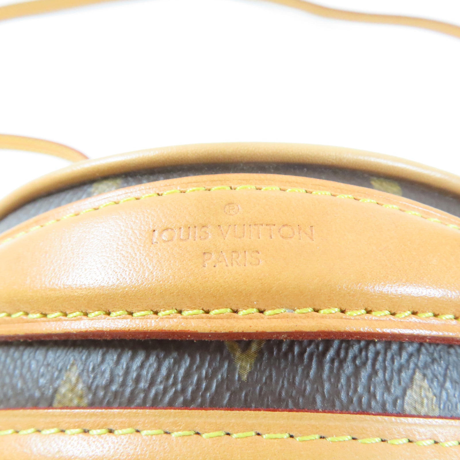LOUIS VUITTON Monogram Mini Boite Chapeau金扣手挽肩背兩用袋棕色