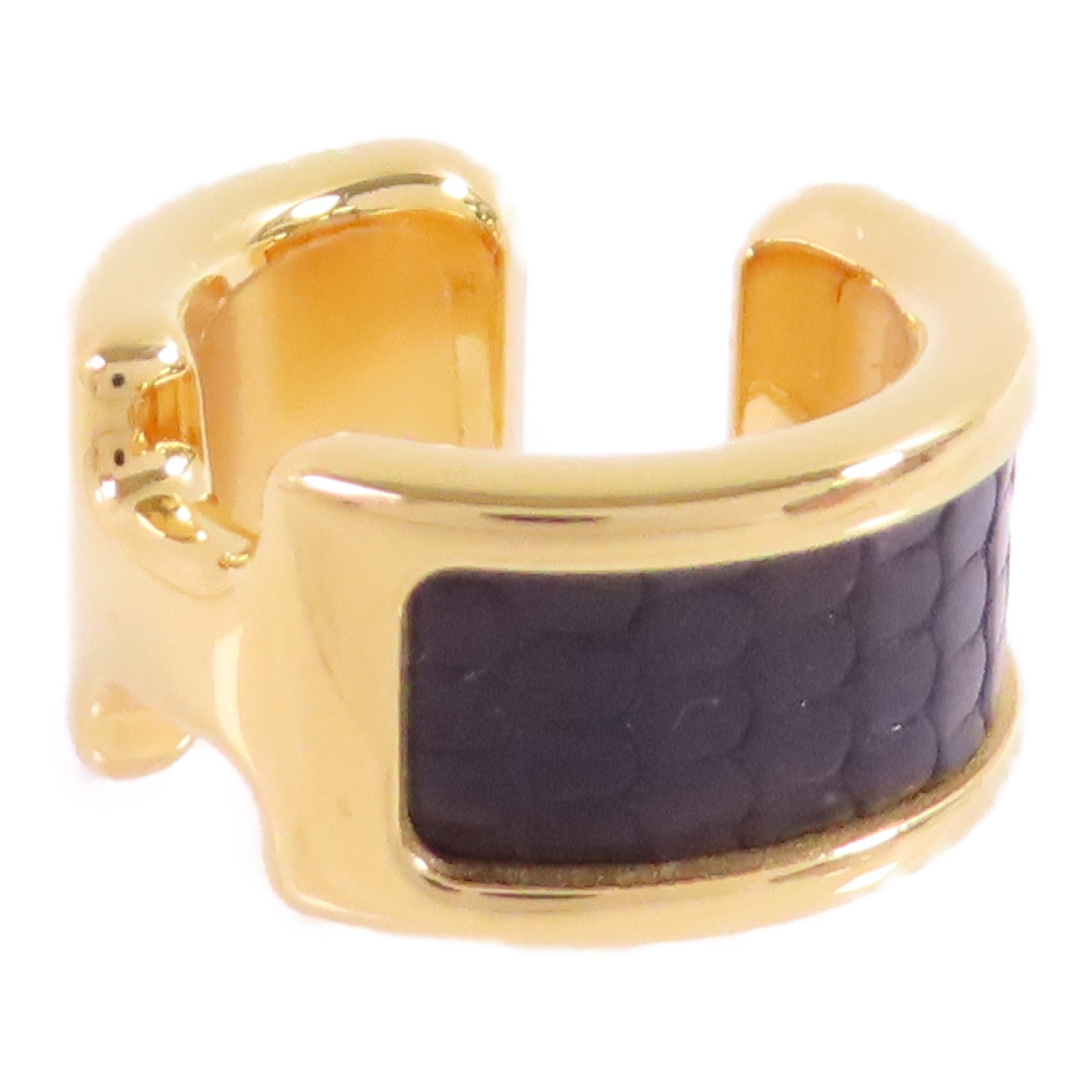 HERMES 金屬/皮革Olympe Ear Cuff耳夾