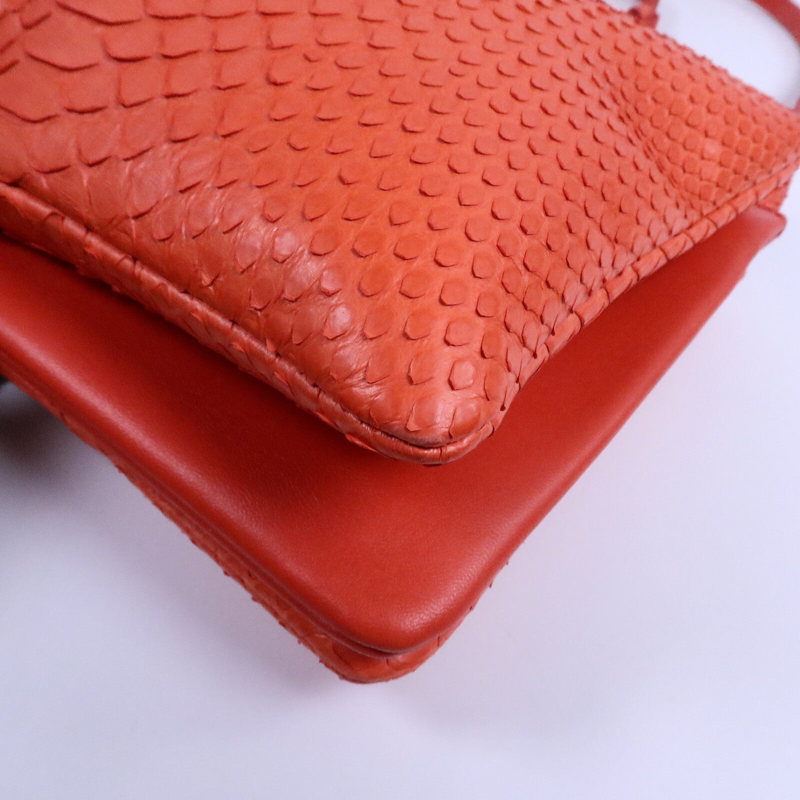 CELINE 蛇皮皮革Trio Large肩背袋