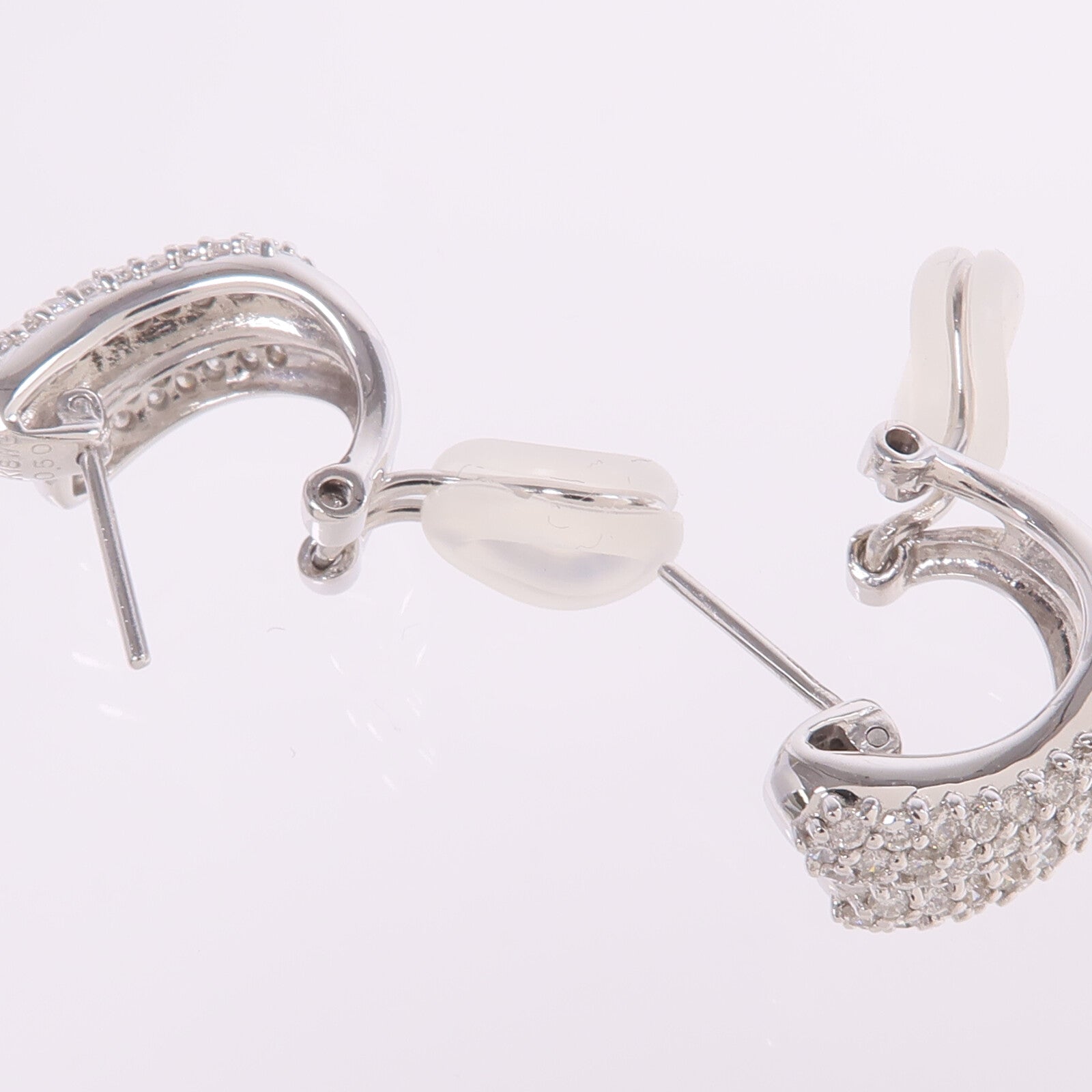 JEWELRY 18K白金Diamond Earrings鑽石耳環