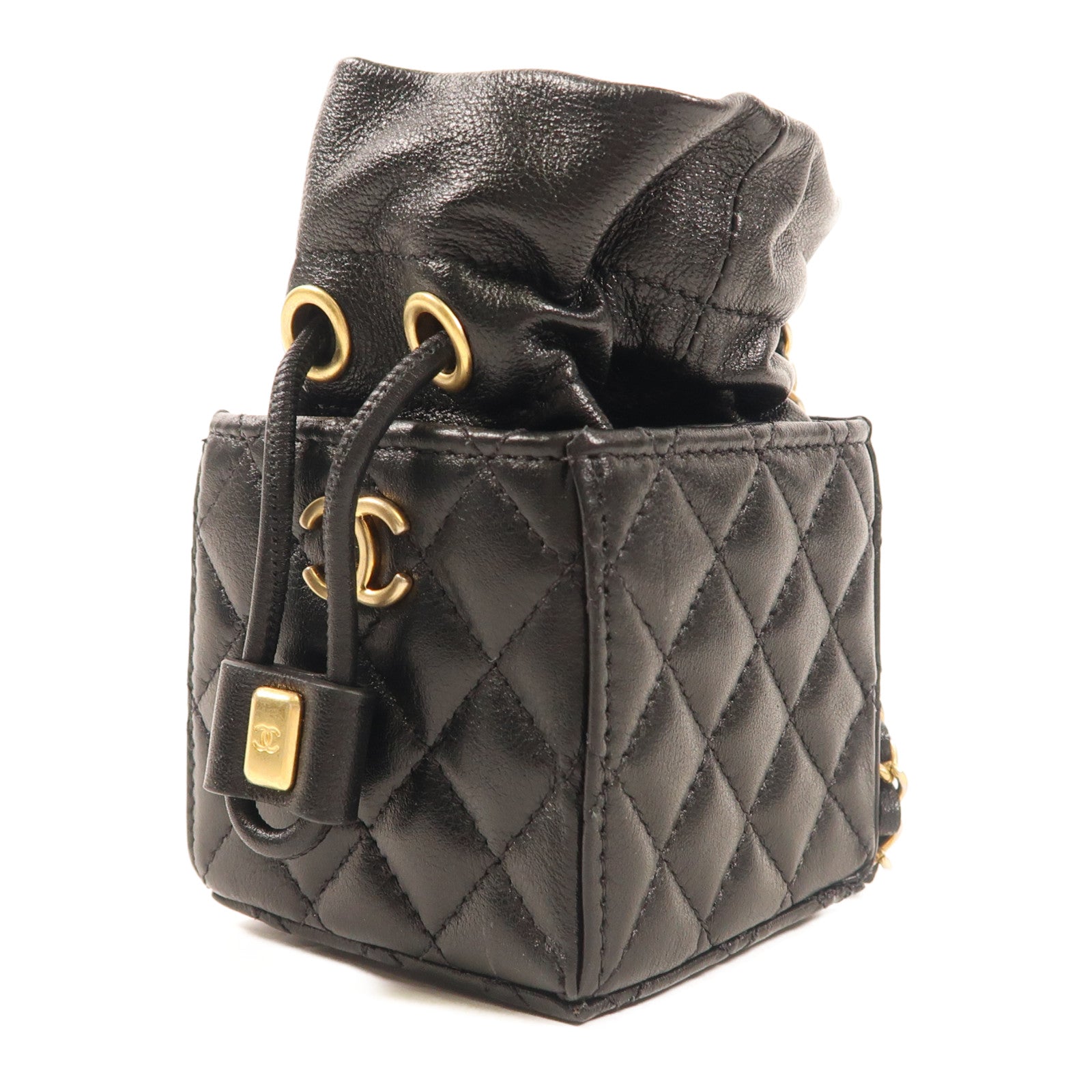 CHANEL 【激減優惠】羊皮皮革Shoulder Bag金扣鏈帶肩背袋