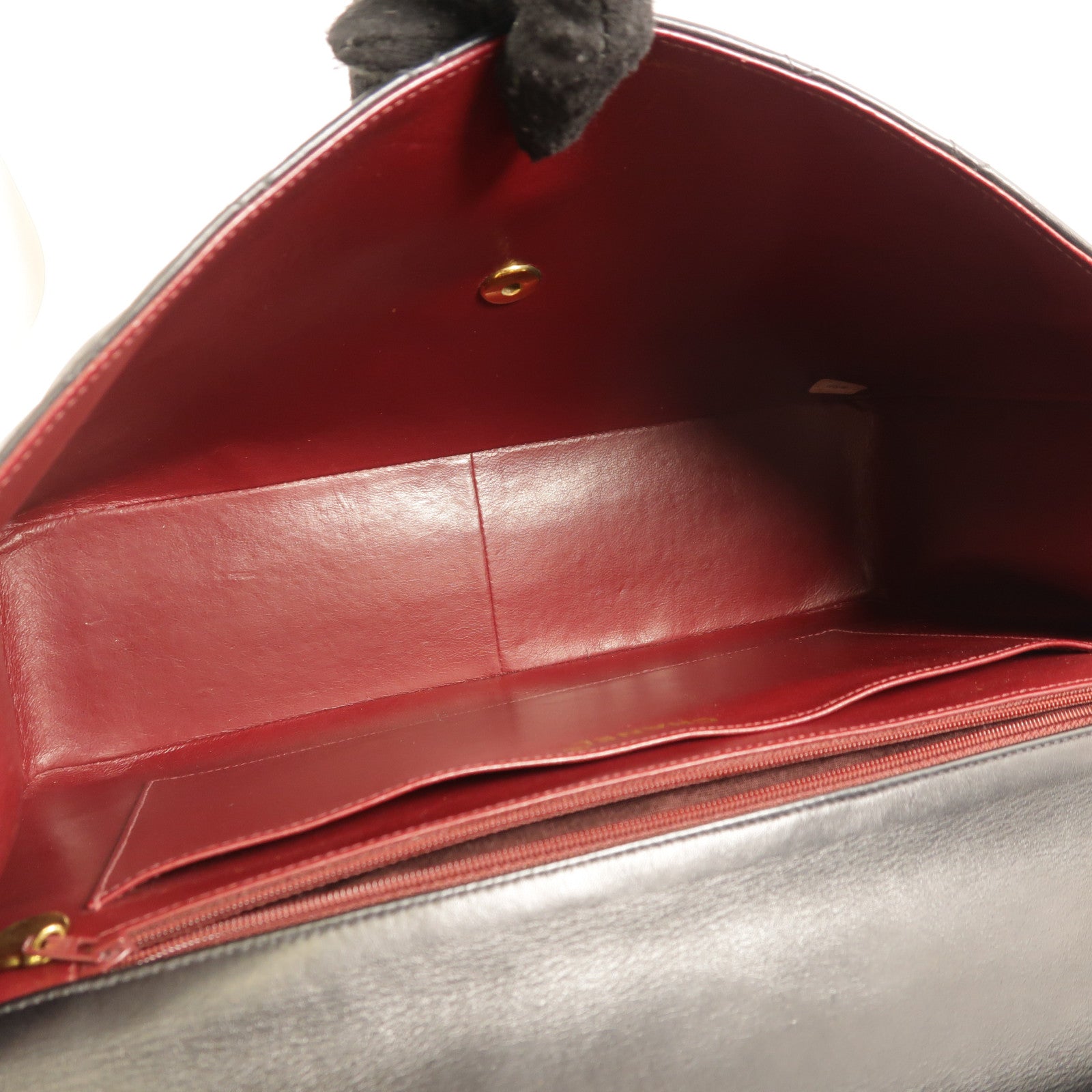 CHANEL 牛皮皮革Vintage Chain Shoulder金扣肩背袋