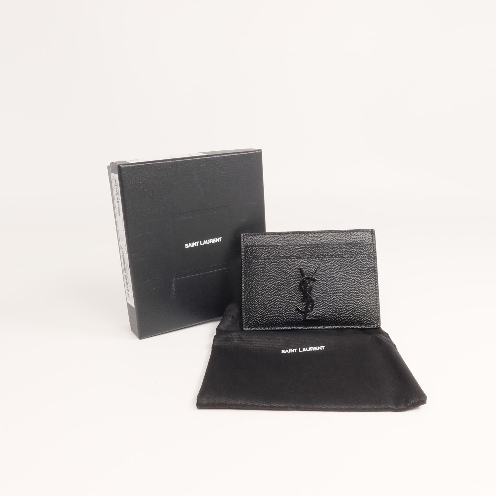 YVES SAINT LAURENT 牛皮皮革Card Case卡片套