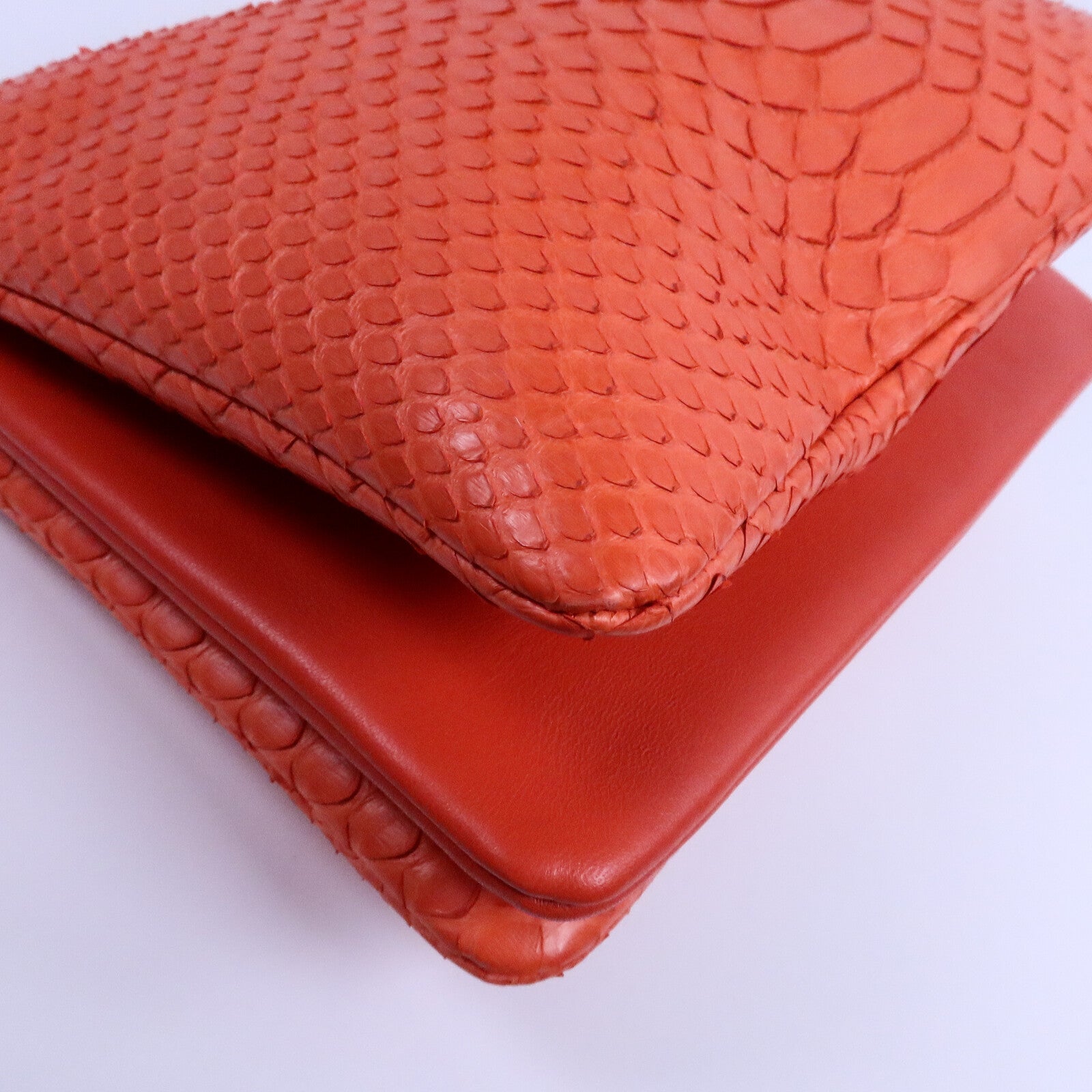 CELINE 蛇皮皮革Trio Large肩背袋