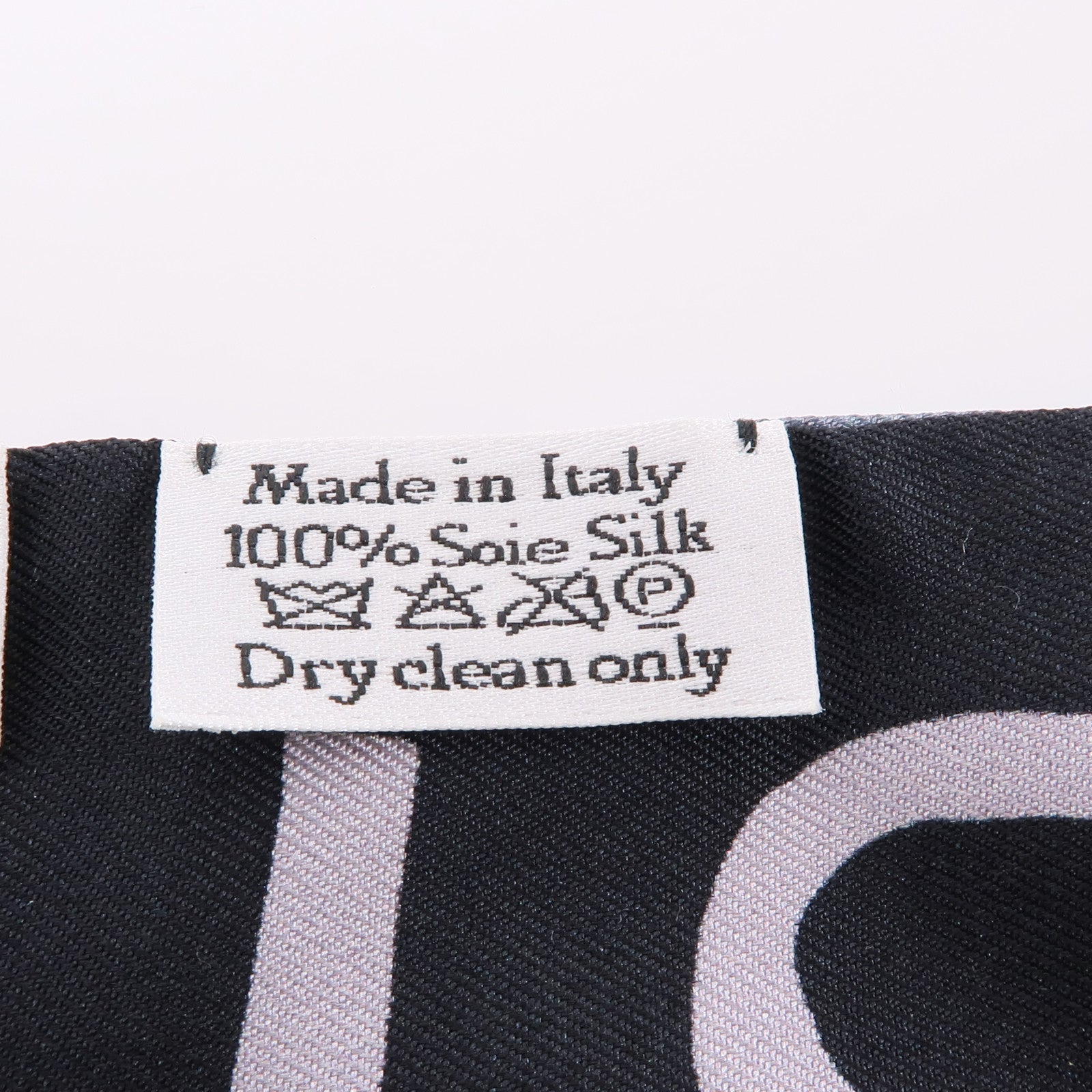Dior 絲質Scarf絲巾黑色/灰色