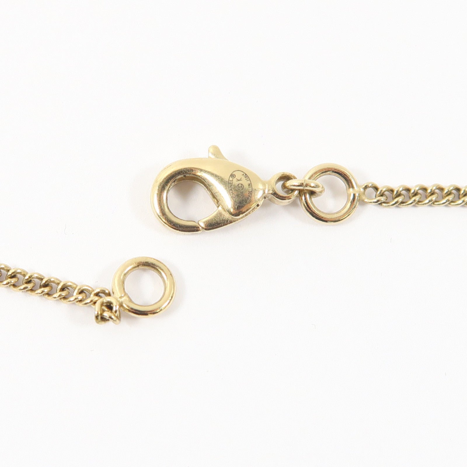 CHANEL 金屬Necklace項鍊金色