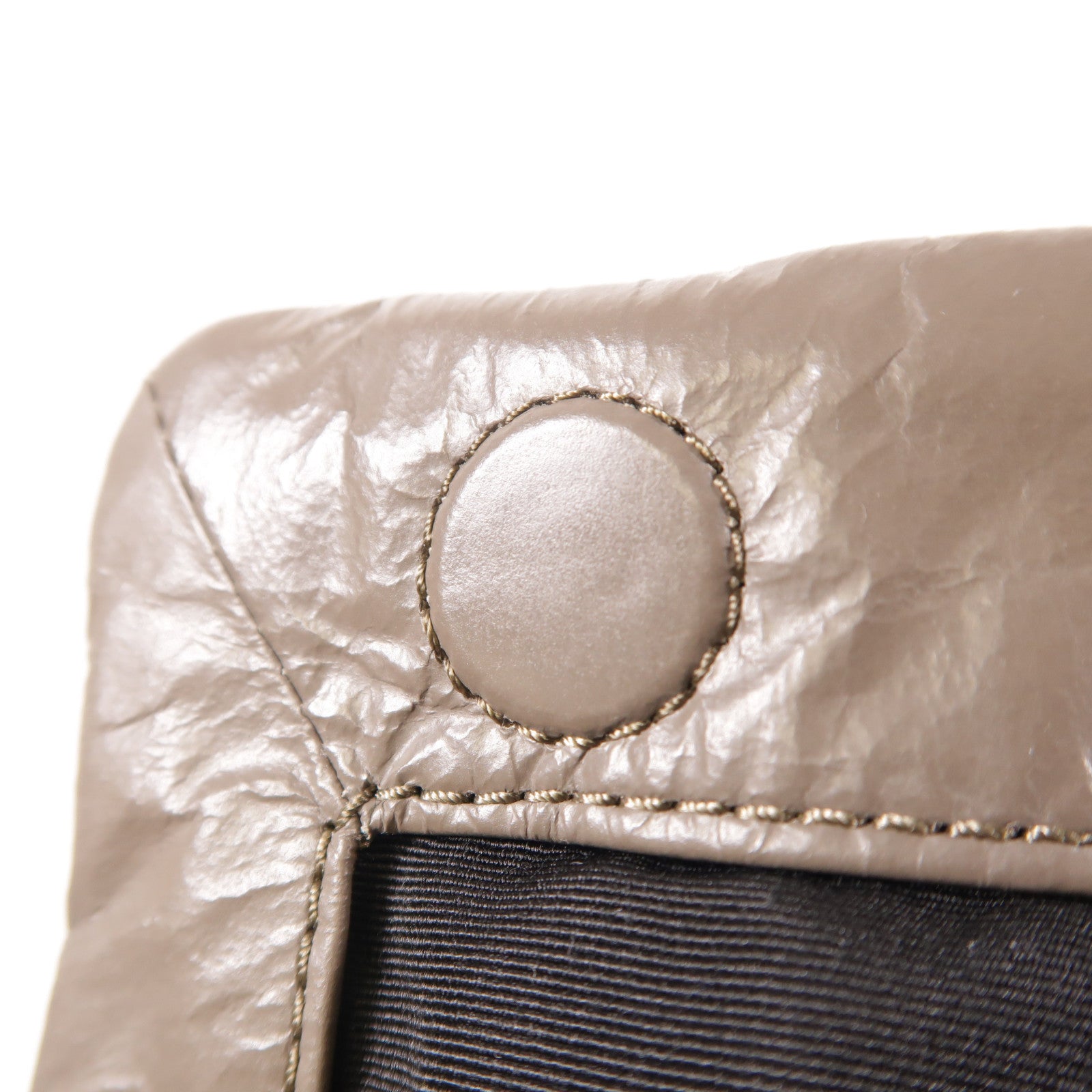 MARC BY MARC JACOBS 塗層帆布Shoulder Bag銀扣鏈帶肩背袋