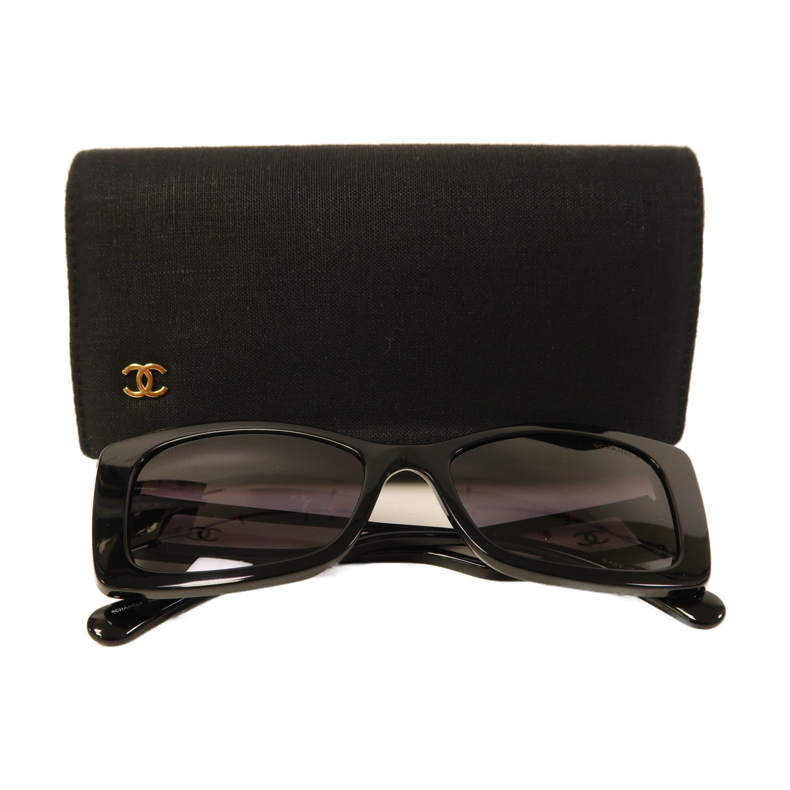 CHANEL PVC Sunglasses太陽眼鏡黑色