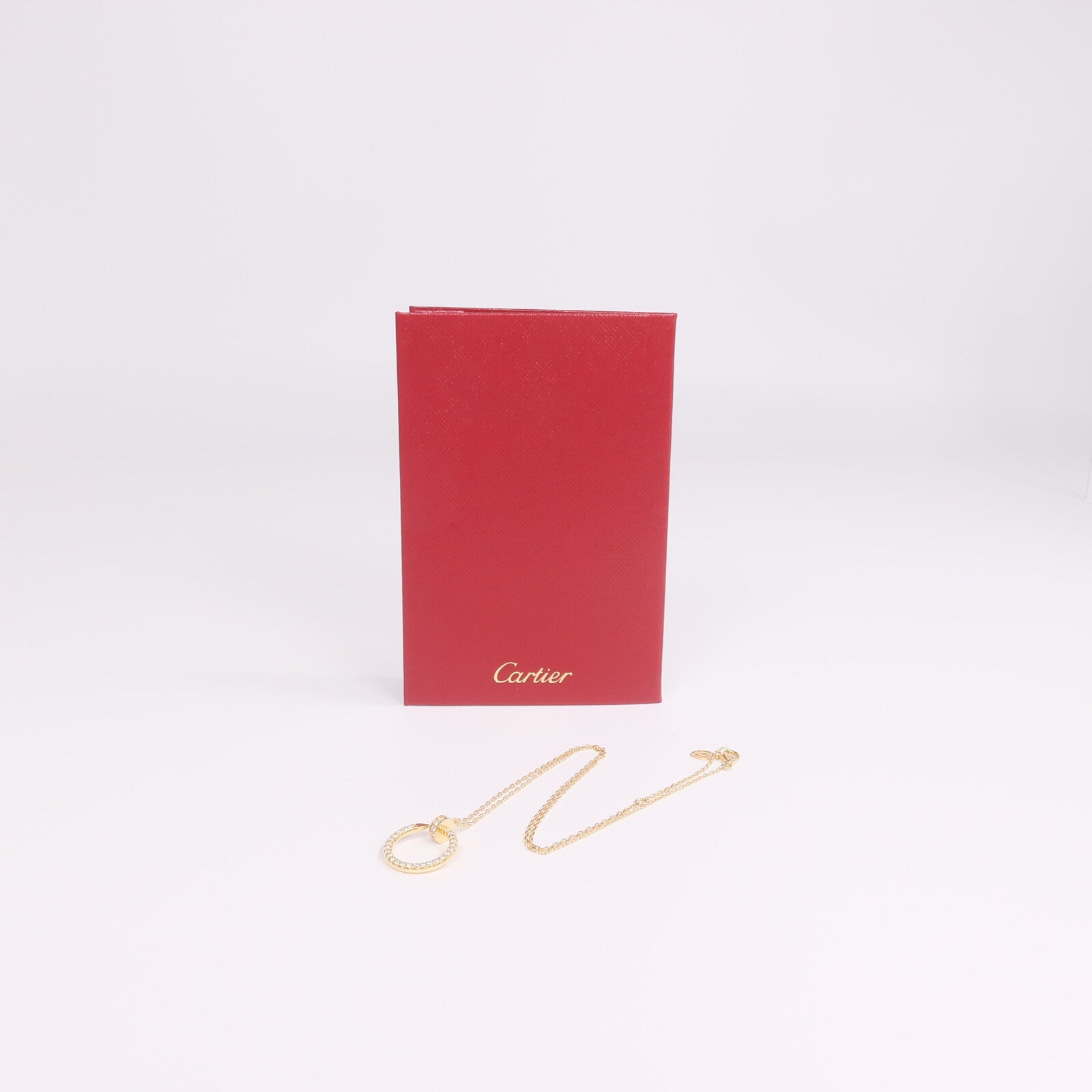 CARTIER 18K黃金Juste Un Clou Necklace鑽石項鍊