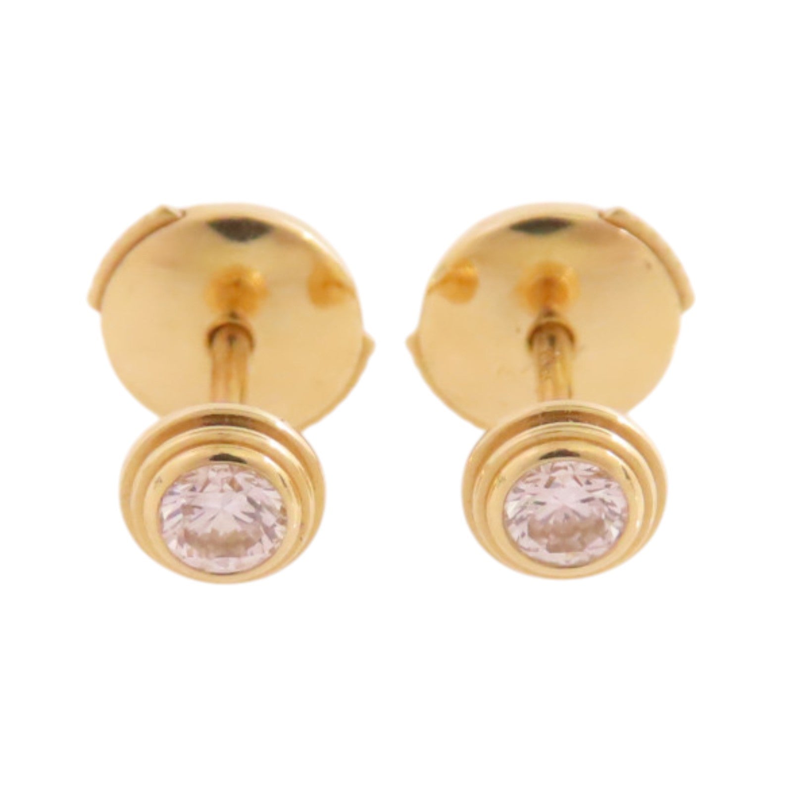 CARTIER 18K黃金/鑽石d'Amour Earrings耳環