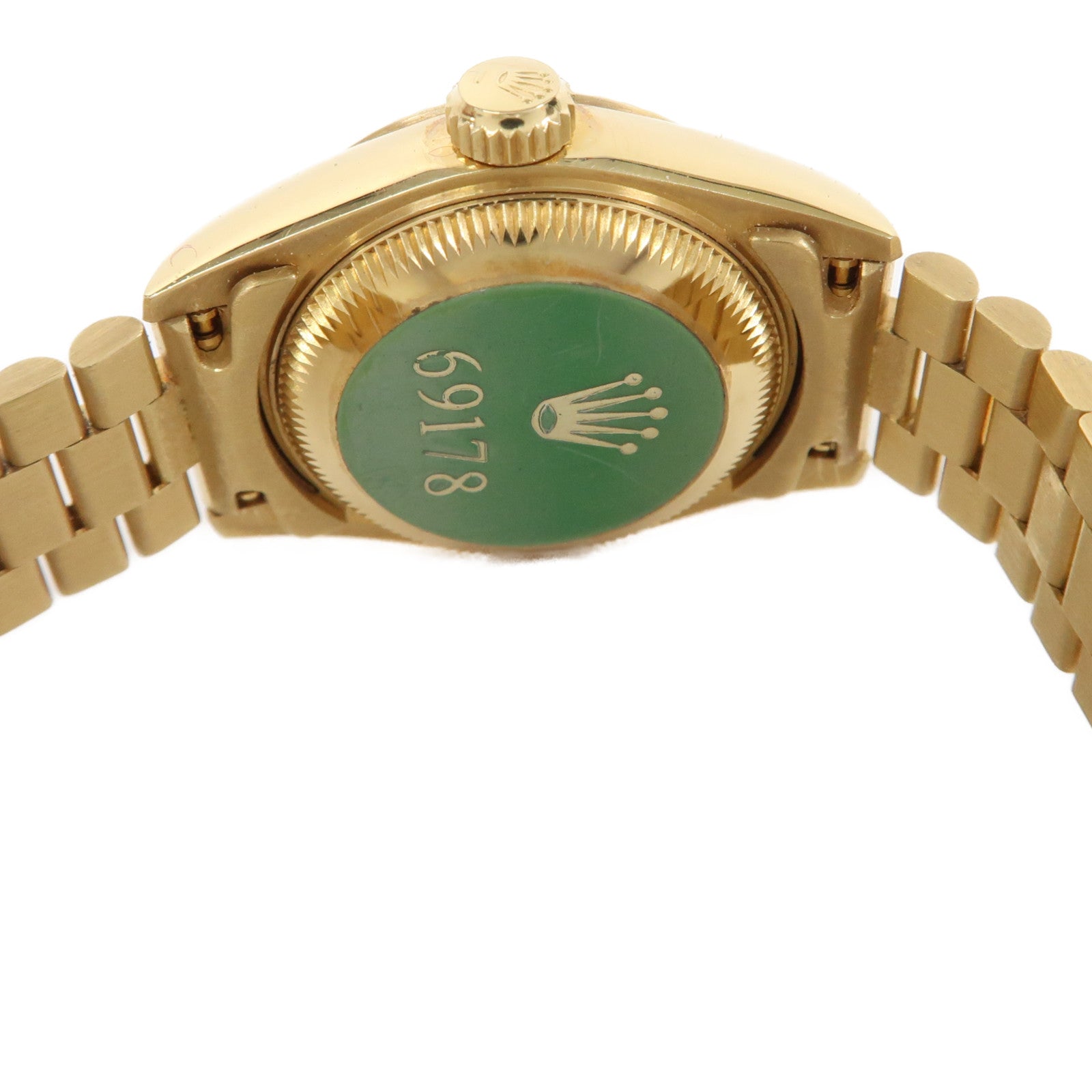 ROLEX Datejust 18K黃金手錶自動機芯金色
