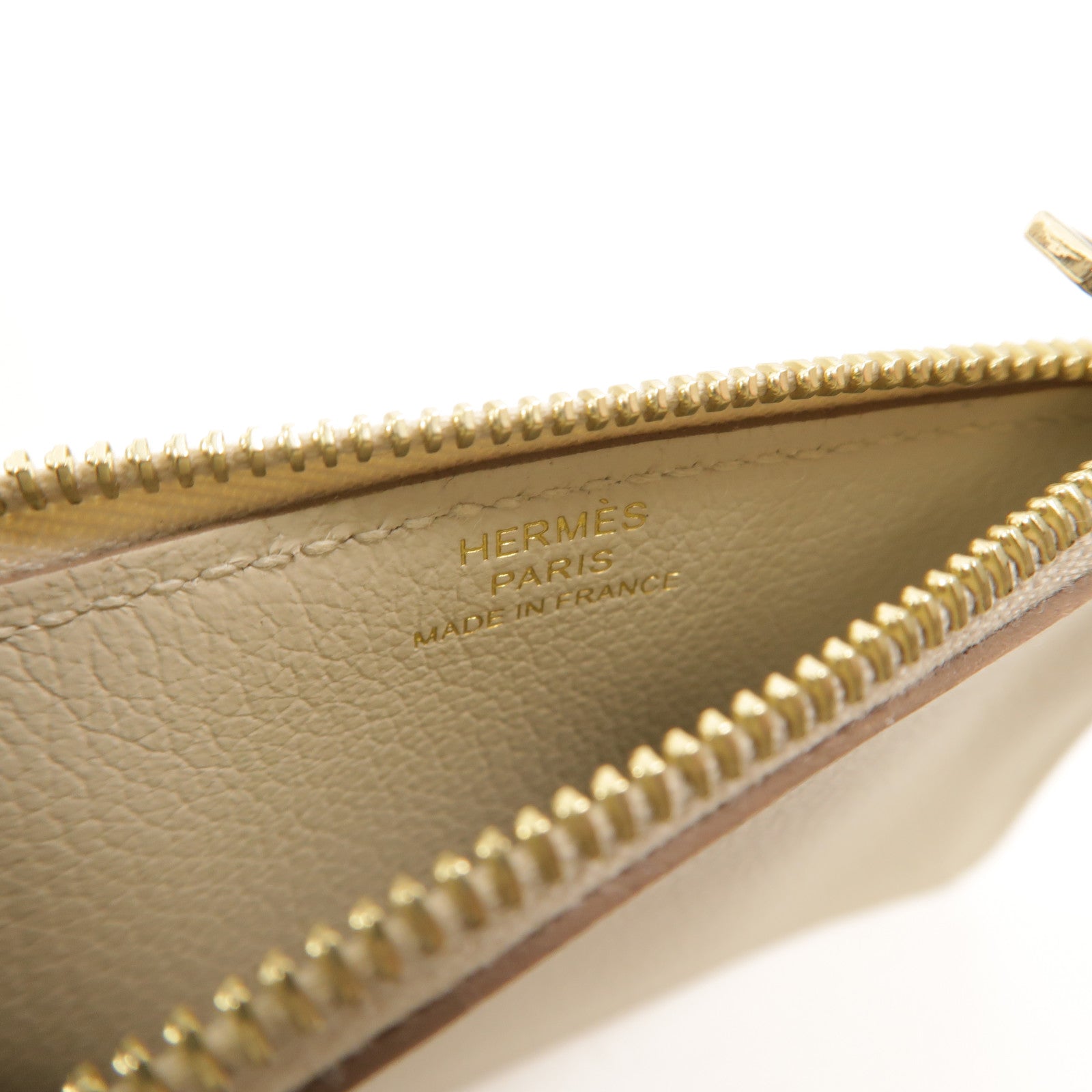 HERMES Evercolor皮革Roulis Slim手拿包Beton