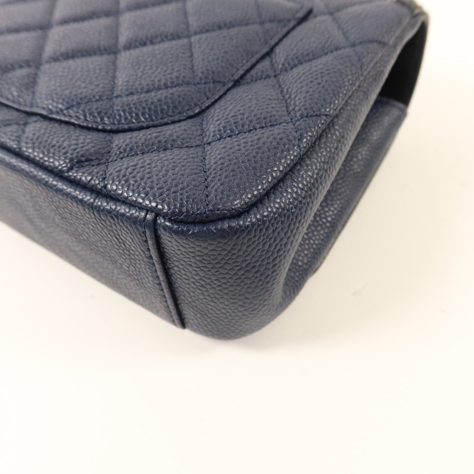 CHANEL 牛皮皮革CC Filigree Flap Bag鏈帶肩背袋