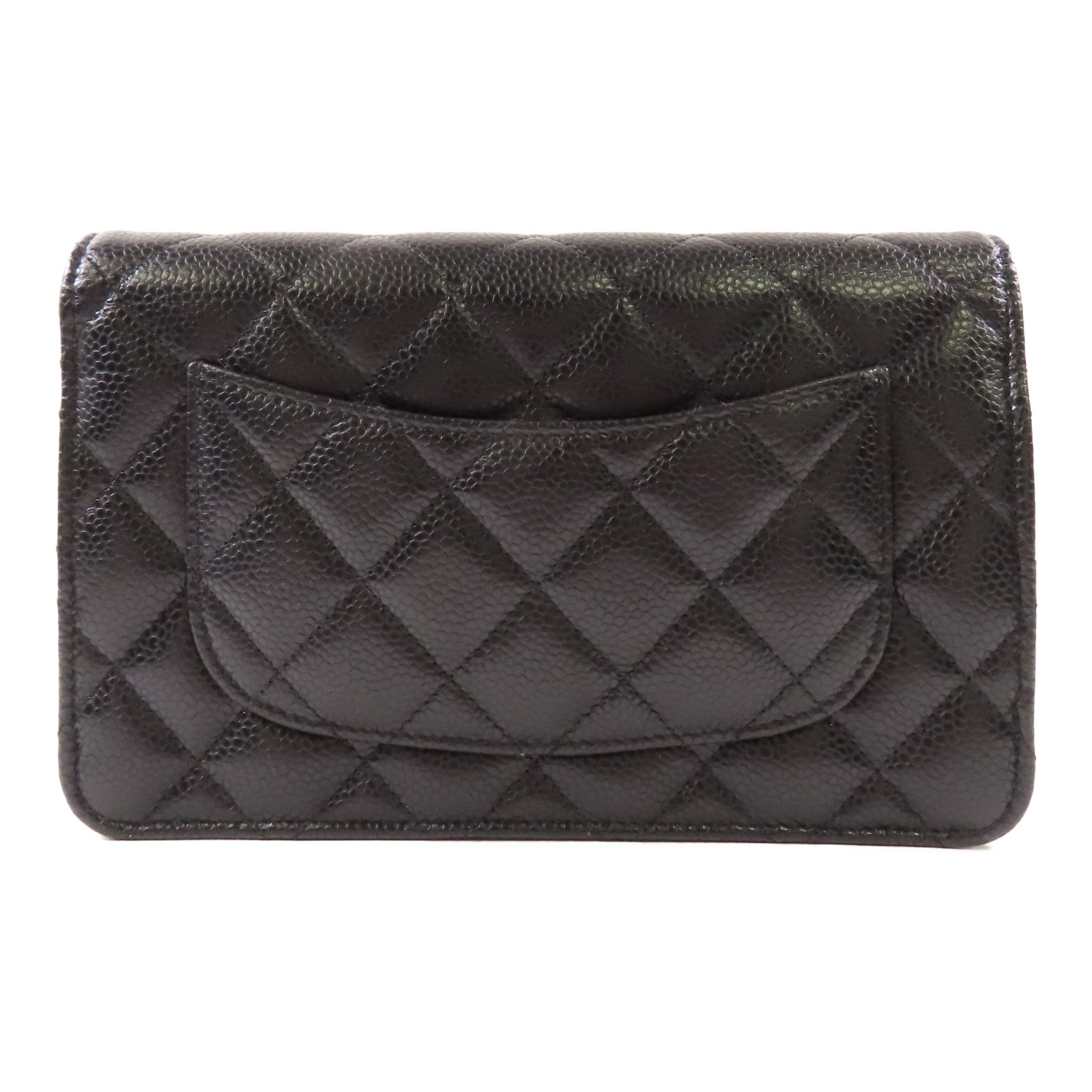 CHANEL 牛皮皮革WOC Wallet On Chain金扣鏈帶肩背袋