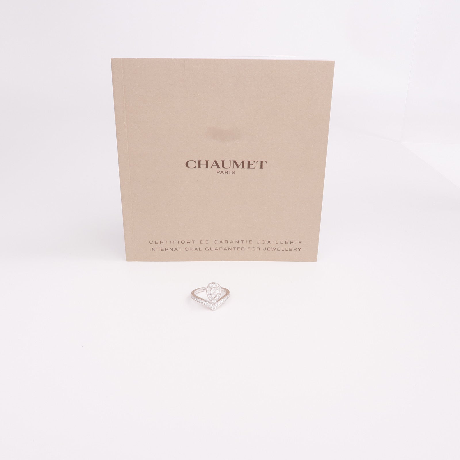 Chaumet 【激減優惠】18K白金Josephine Aigrette Ring鑽石戒指Chaumet#52/US#6
