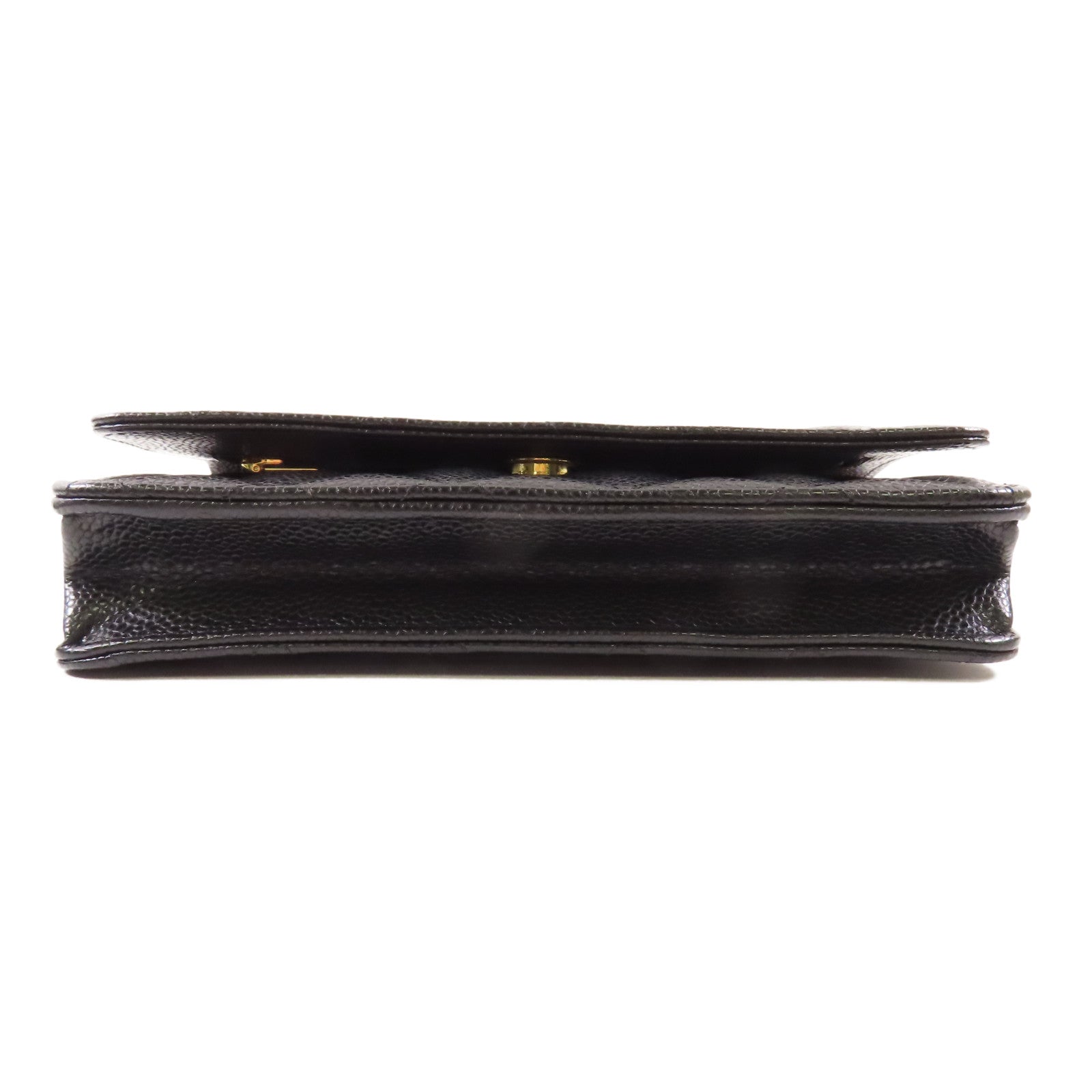 CHANEL 牛皮皮革WOC Wallet On Chain金扣鏈帶肩背袋
