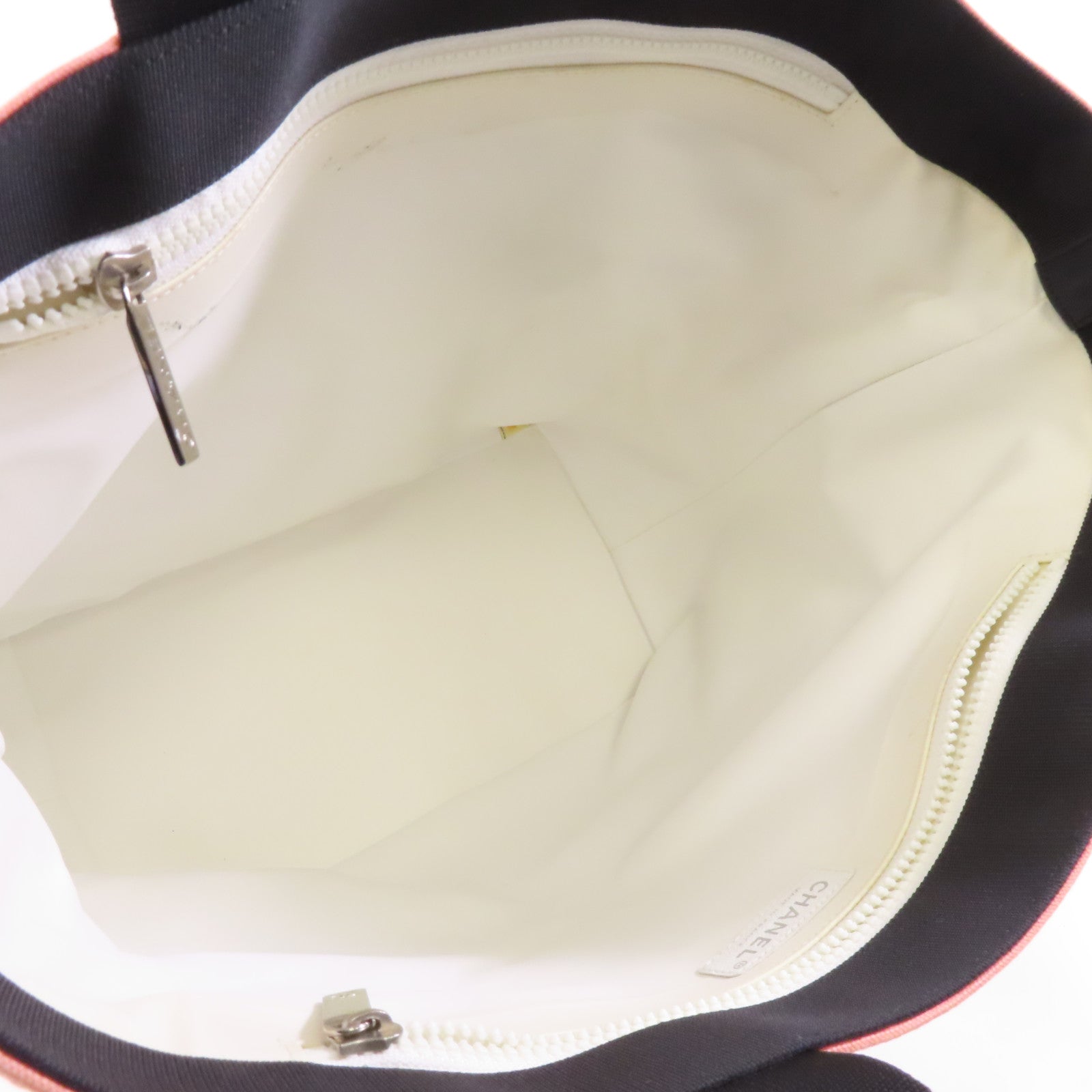 CHANEL 【激減優惠】帆布Tote Bag銀扣手挽袋粉紅色