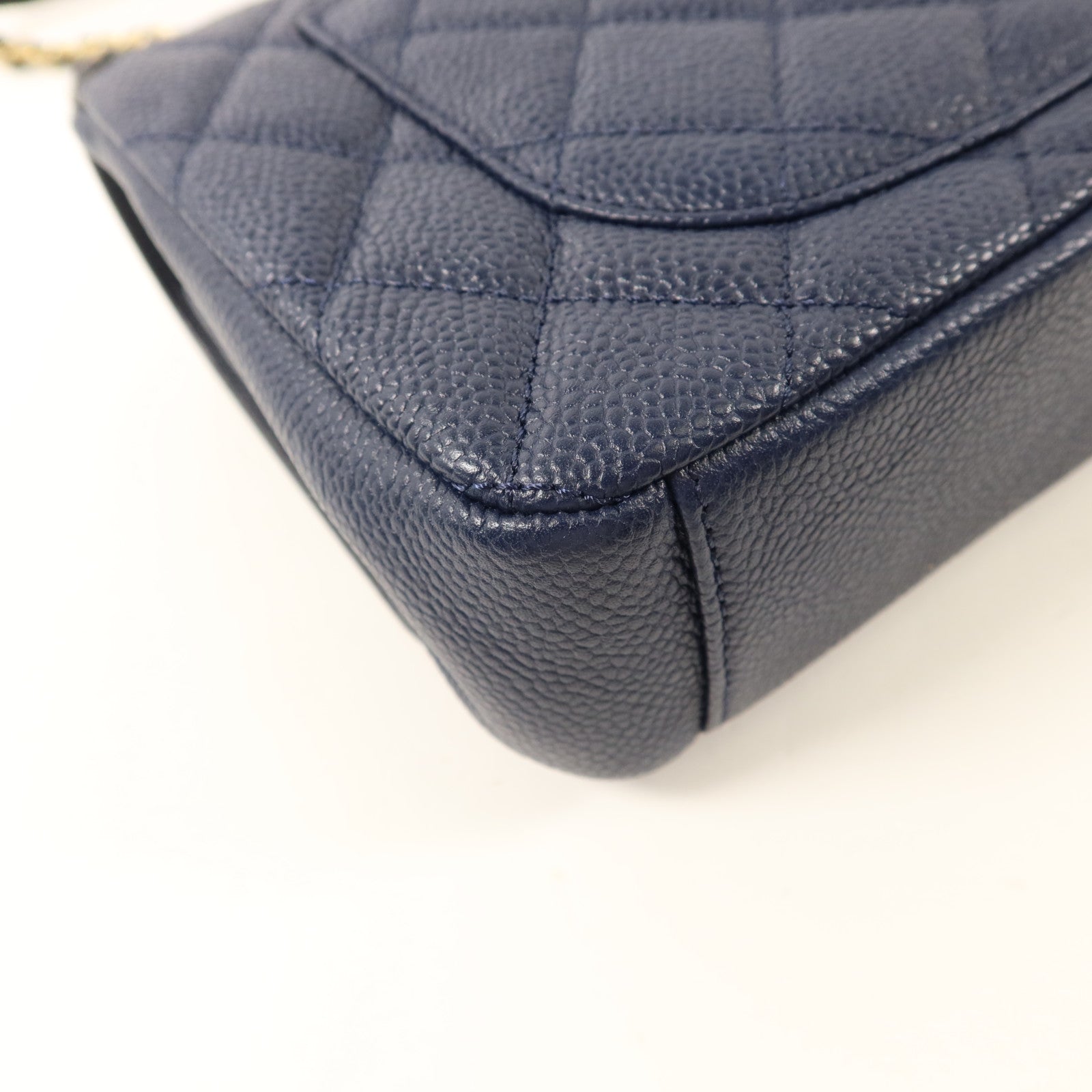 CHANEL 牛皮皮革CC Filigree Flap Bag鏈帶肩背袋