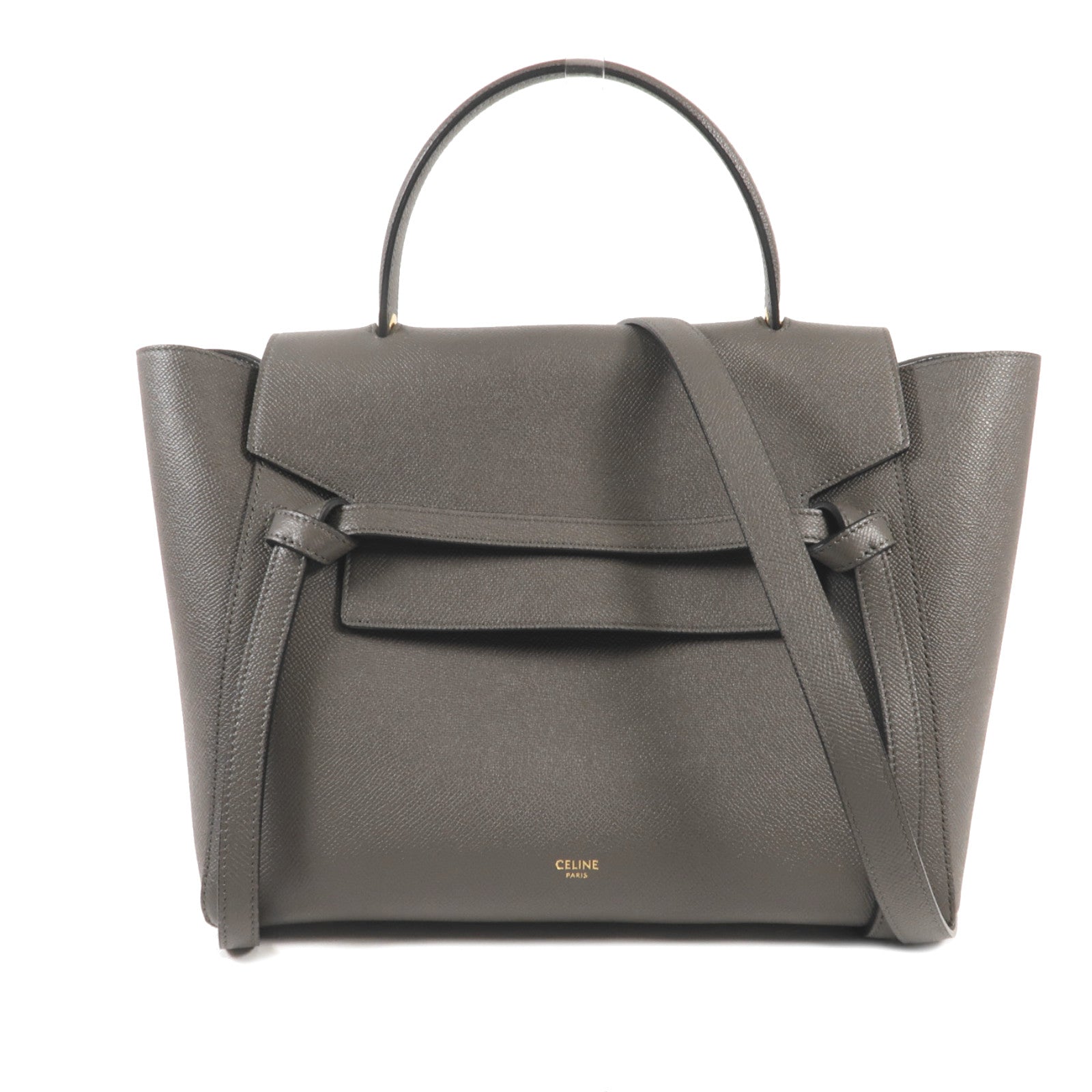 CELINE 牛皮皮革Belt Bag金扣手挽肩背兩用袋