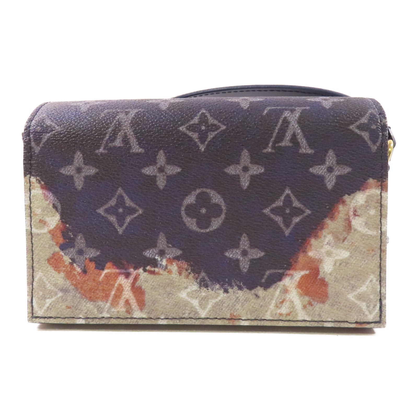 LOUIS VUITTON Monogram Bleach Steamer Wearable金扣肩背袋