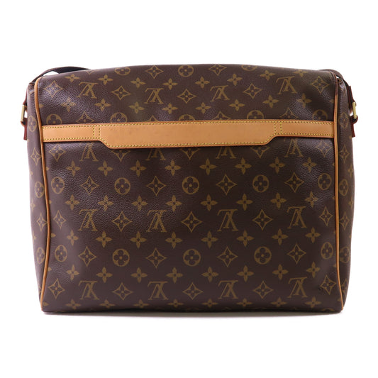 LOUIS VUITTON Monogram Abbesses金扣肩背袋棕色