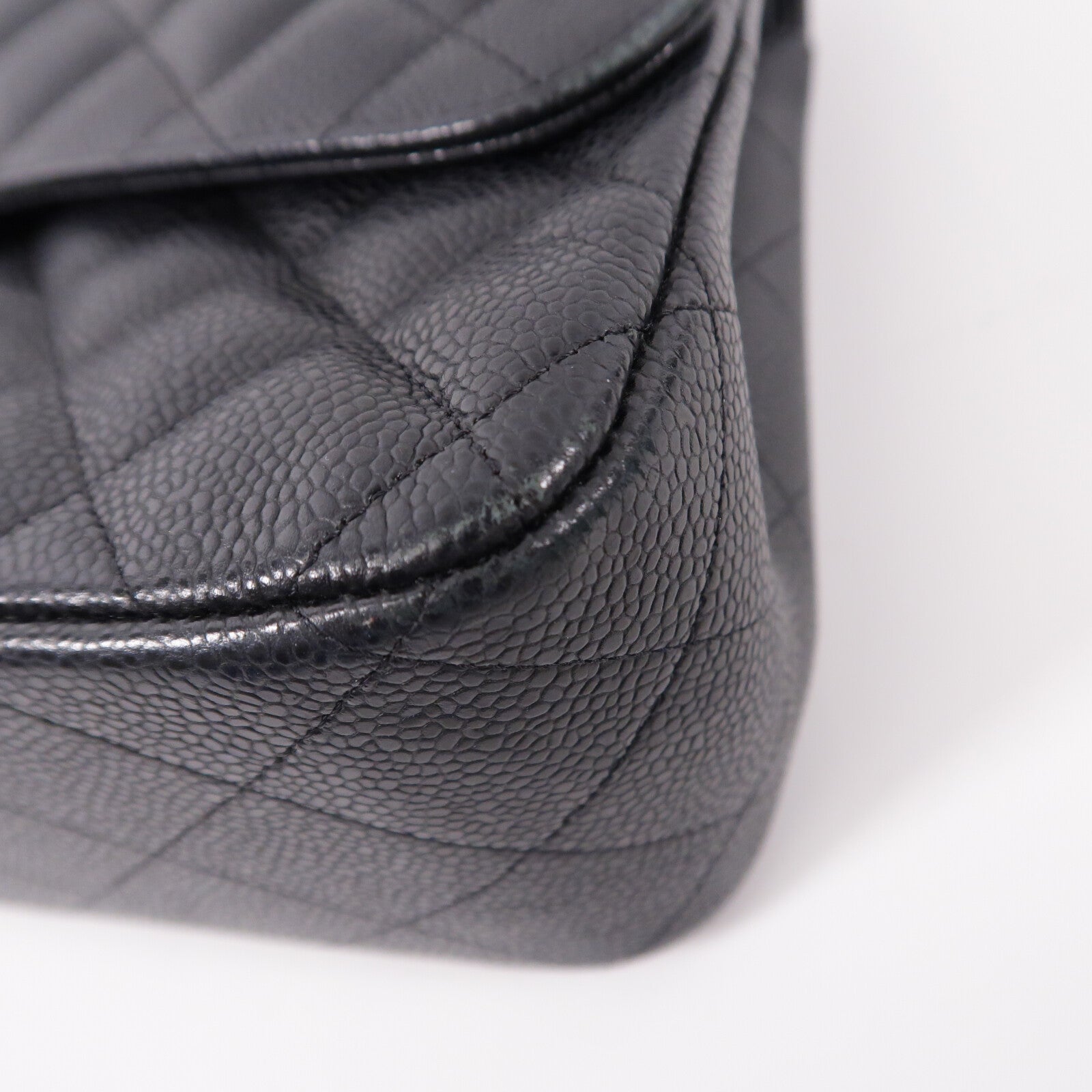 CHANEL 牛皮皮革Large Classic鏈帶肩背袋