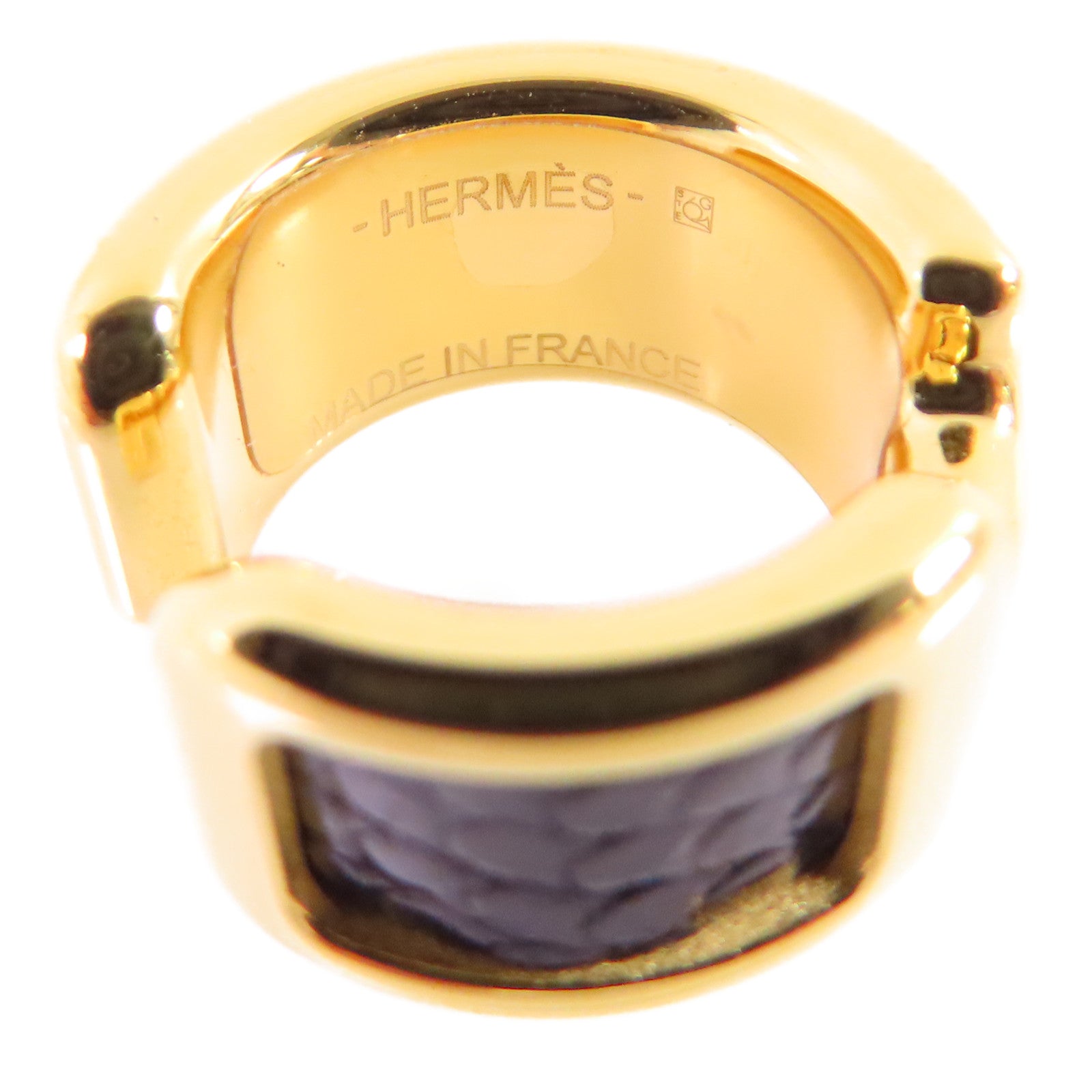 HERMES 金屬/皮革Olympe Ear Cuff耳夾
