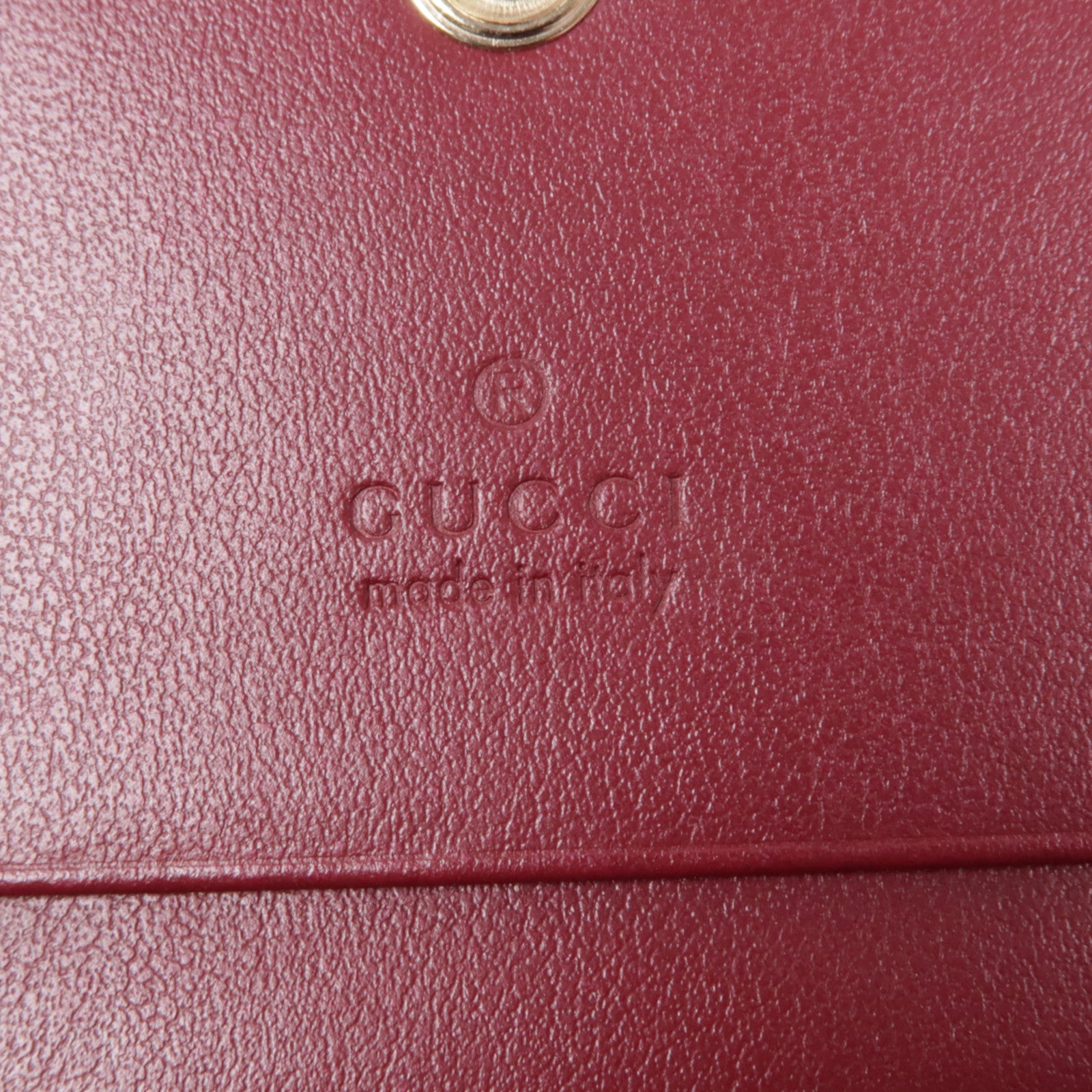 GUCCI 皮革GG Marmont Wallet金扣錢包