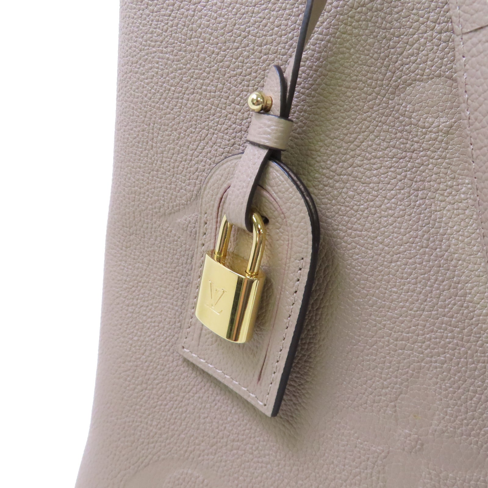 LOUIS VUITTON 【激減優惠】Monogram Empreinte Grand Palais 2 Way Shoulder Bag金扣手挽肩背兩用袋杏色