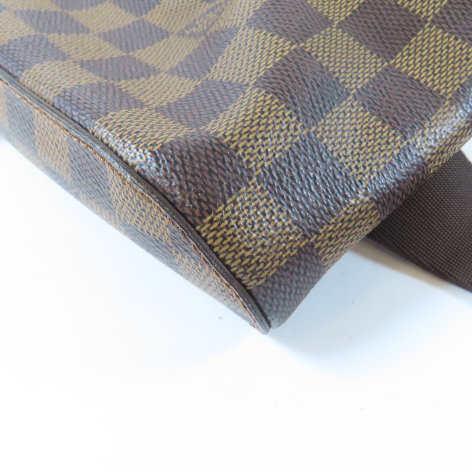 LOUIS VUITTON 【激減優惠】Damier Geronimos金扣腰包啡色