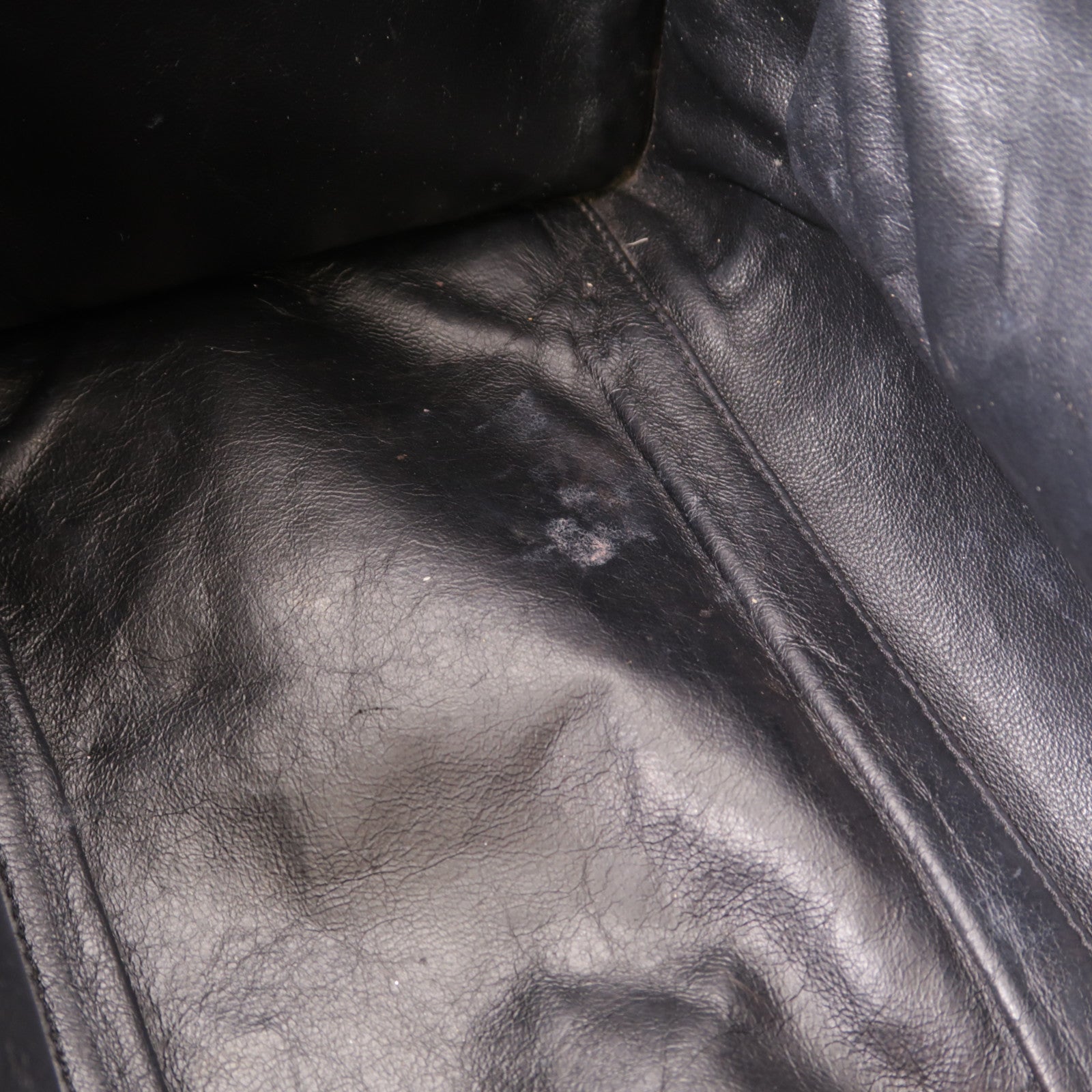 CELINE GHW Tote Bag Denim/Leather Navy