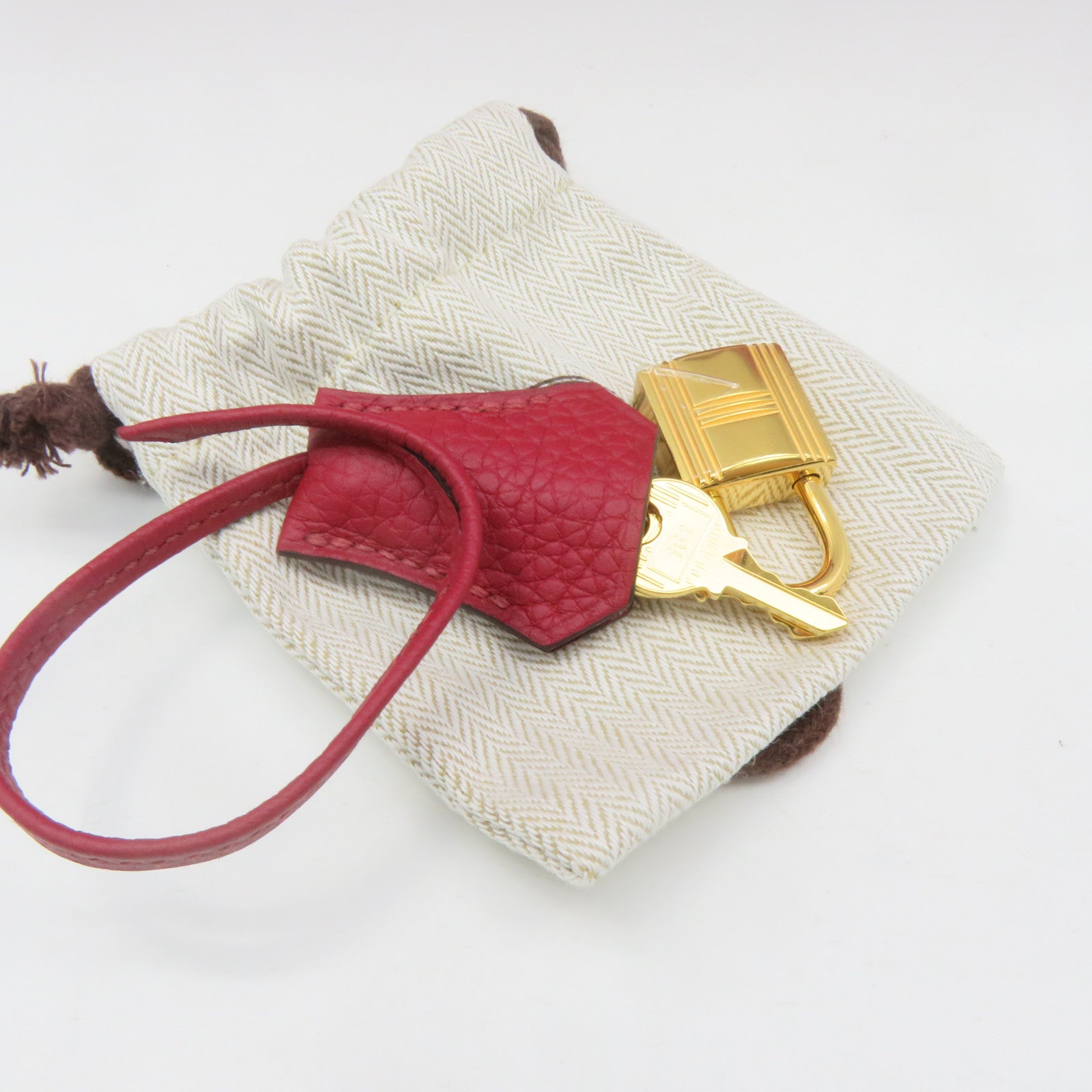 HERMES 【激減優惠】Togo皮革Kelly 32 2Way Hand Bag金扣手挽肩背兩用袋法拉利紅