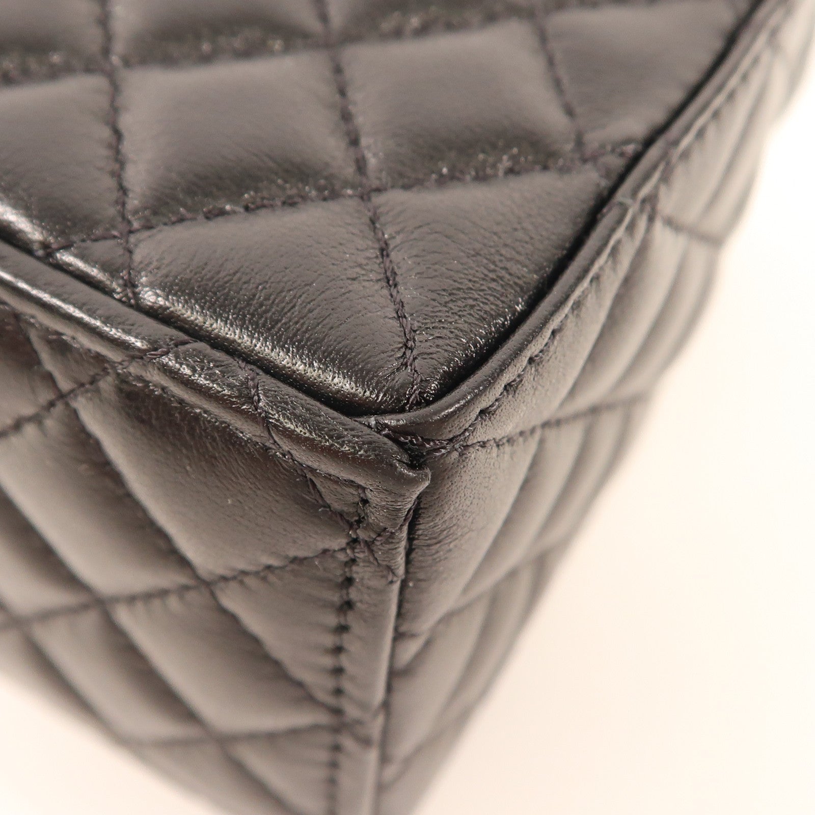 CHANEL 【激減優惠】羊皮皮革Shoulder Bag金扣鏈帶肩背袋