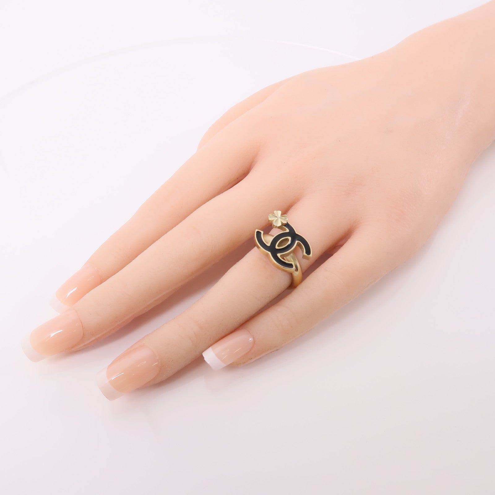 CHANEL 金屬Ring戒指US#5.25