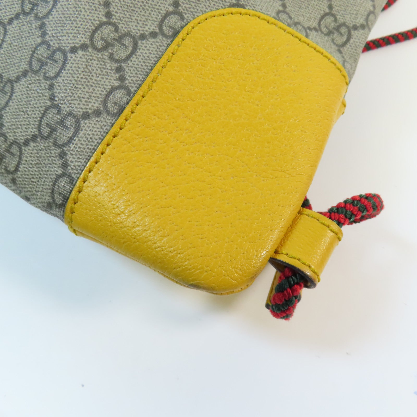 GUCCI 塗層帆布Backpack金扣背包