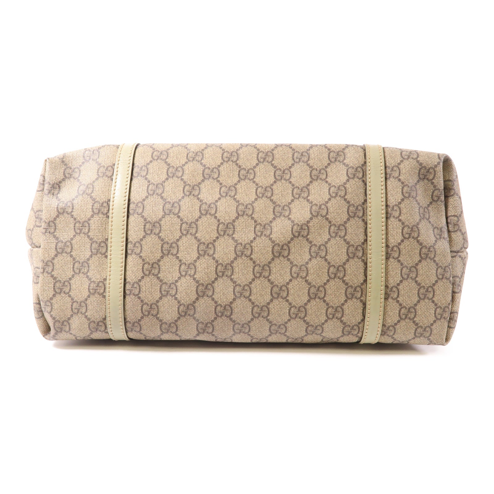 GUCCI 塗層帆布Shoulder Tote金扣肩背袋/手挽袋