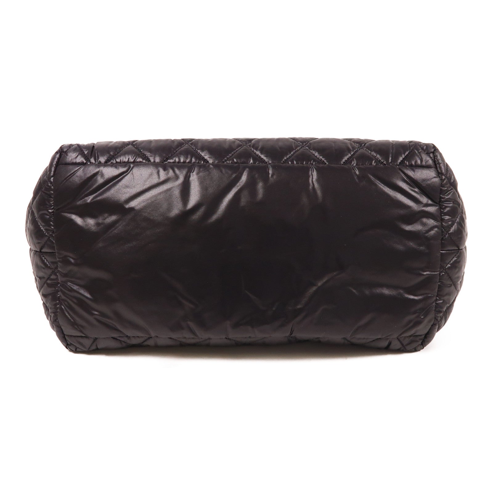 CHANEL 尼龍Coco Cocoon銀扣手挽袋