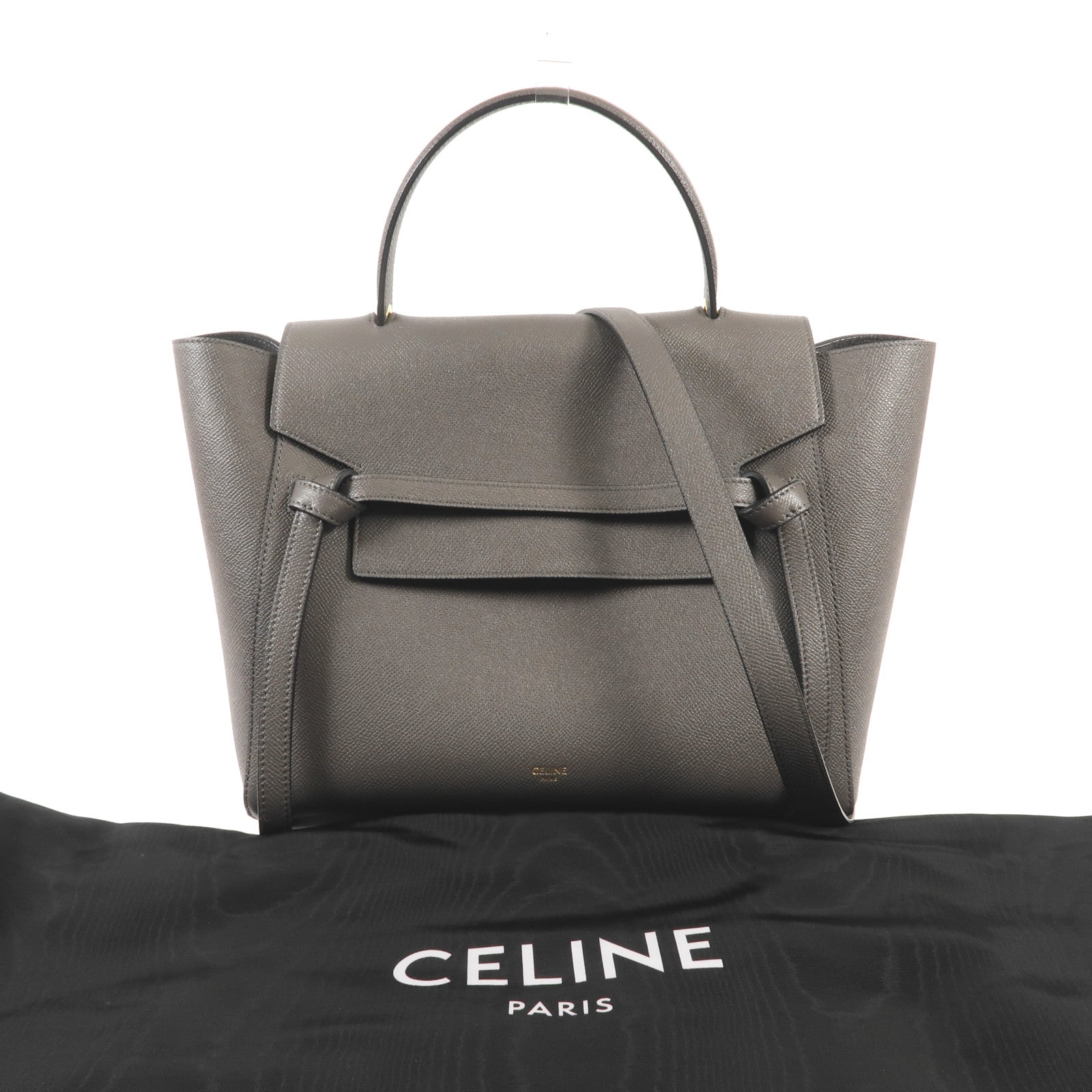 CELINE 牛皮皮革Belt Bag金扣手挽肩背兩用袋